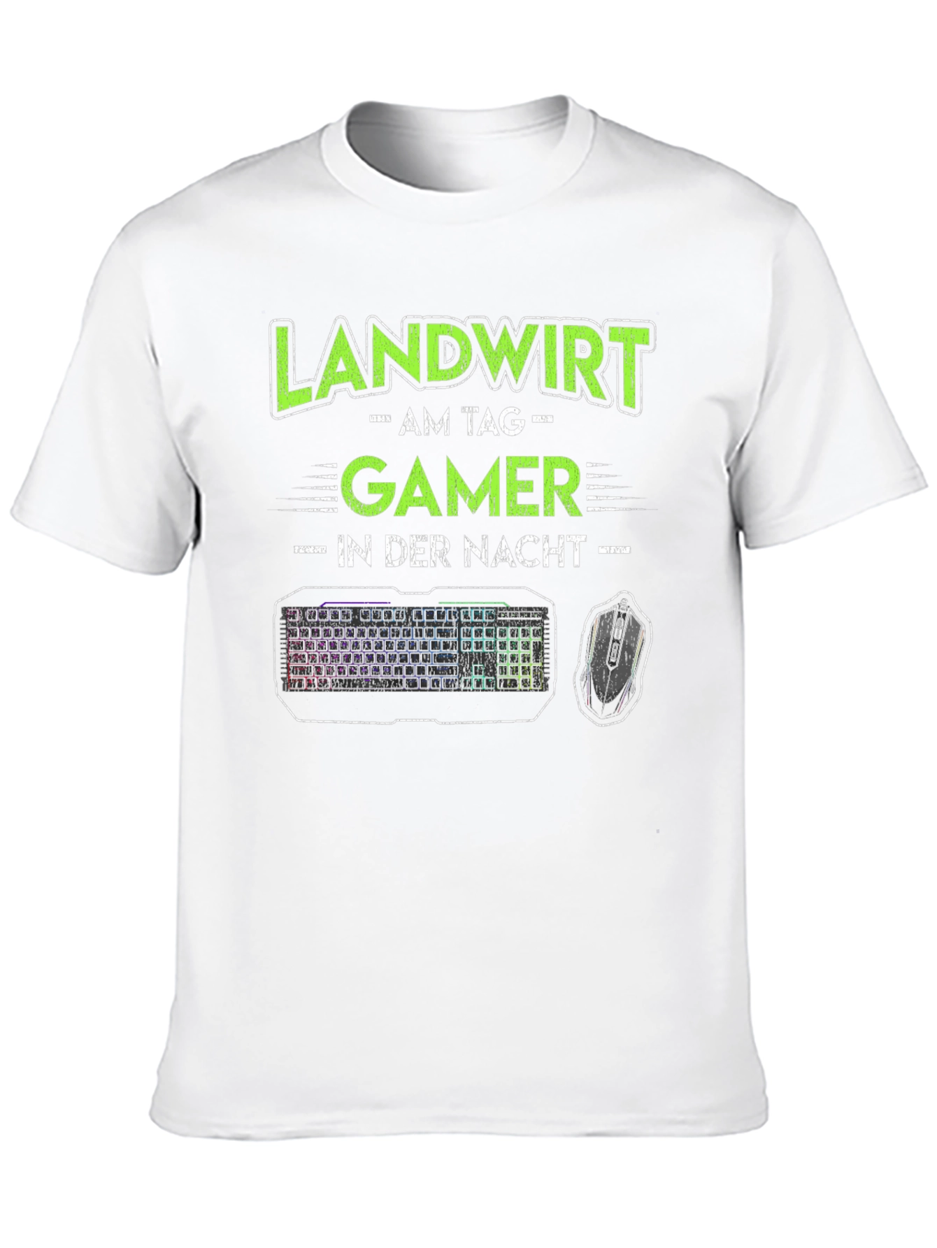 Landwirt Gamer T-Shirt - Day Farmer Night Gamer Tee