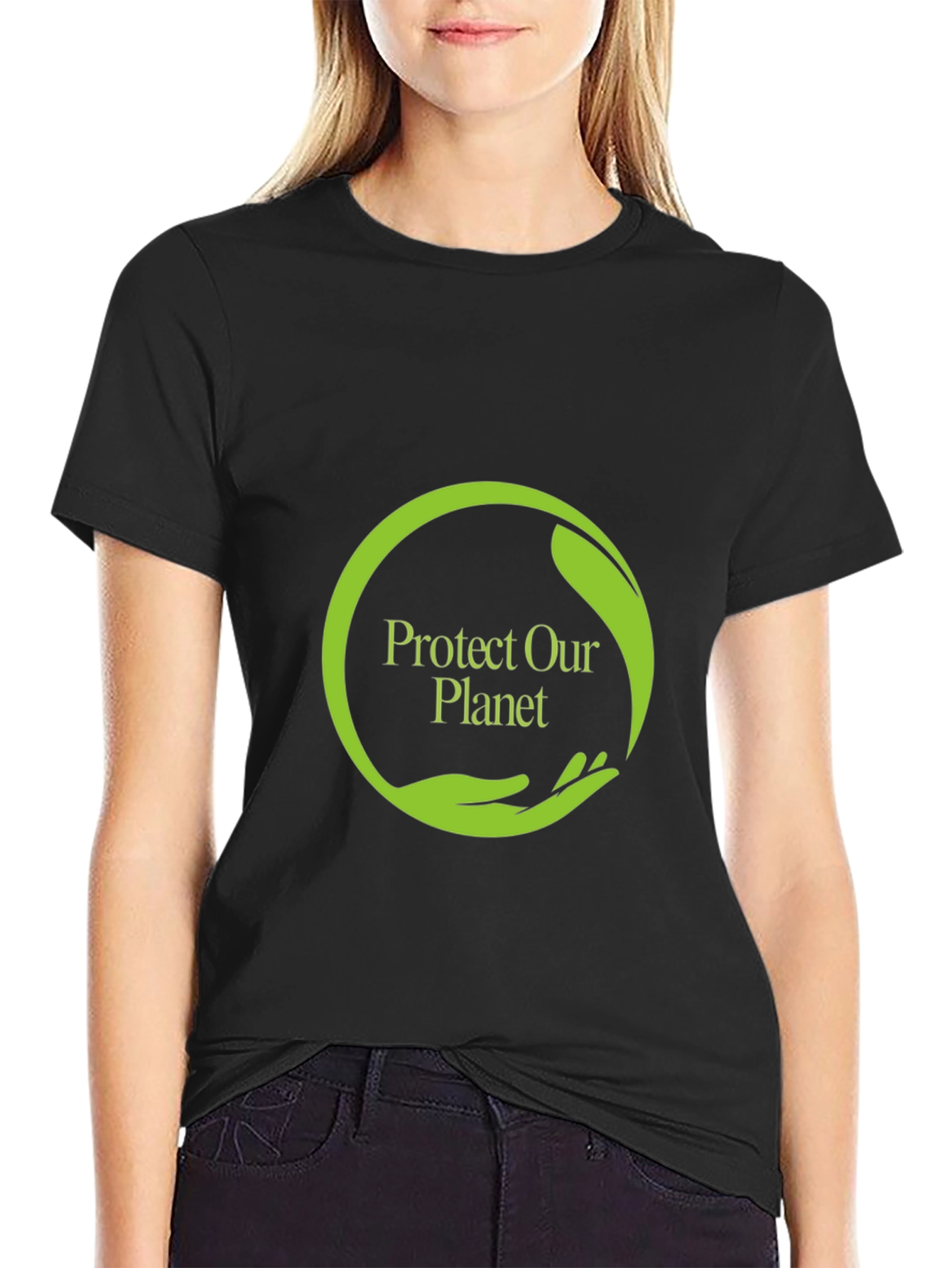 Eco-Friendly Protect Our Planet Graphic Tee