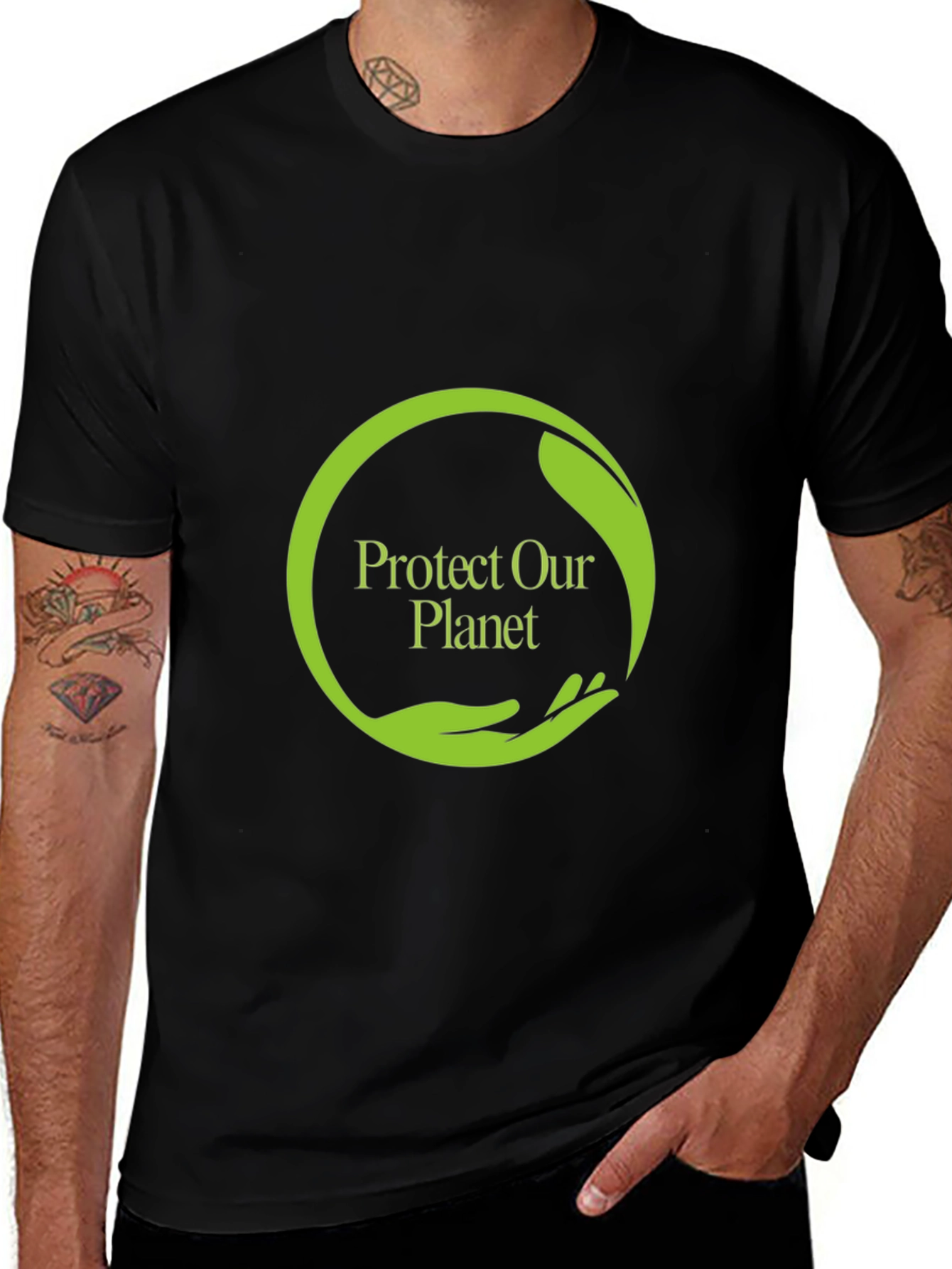Eco-Friendly Protect Our Planet Graphic Tee