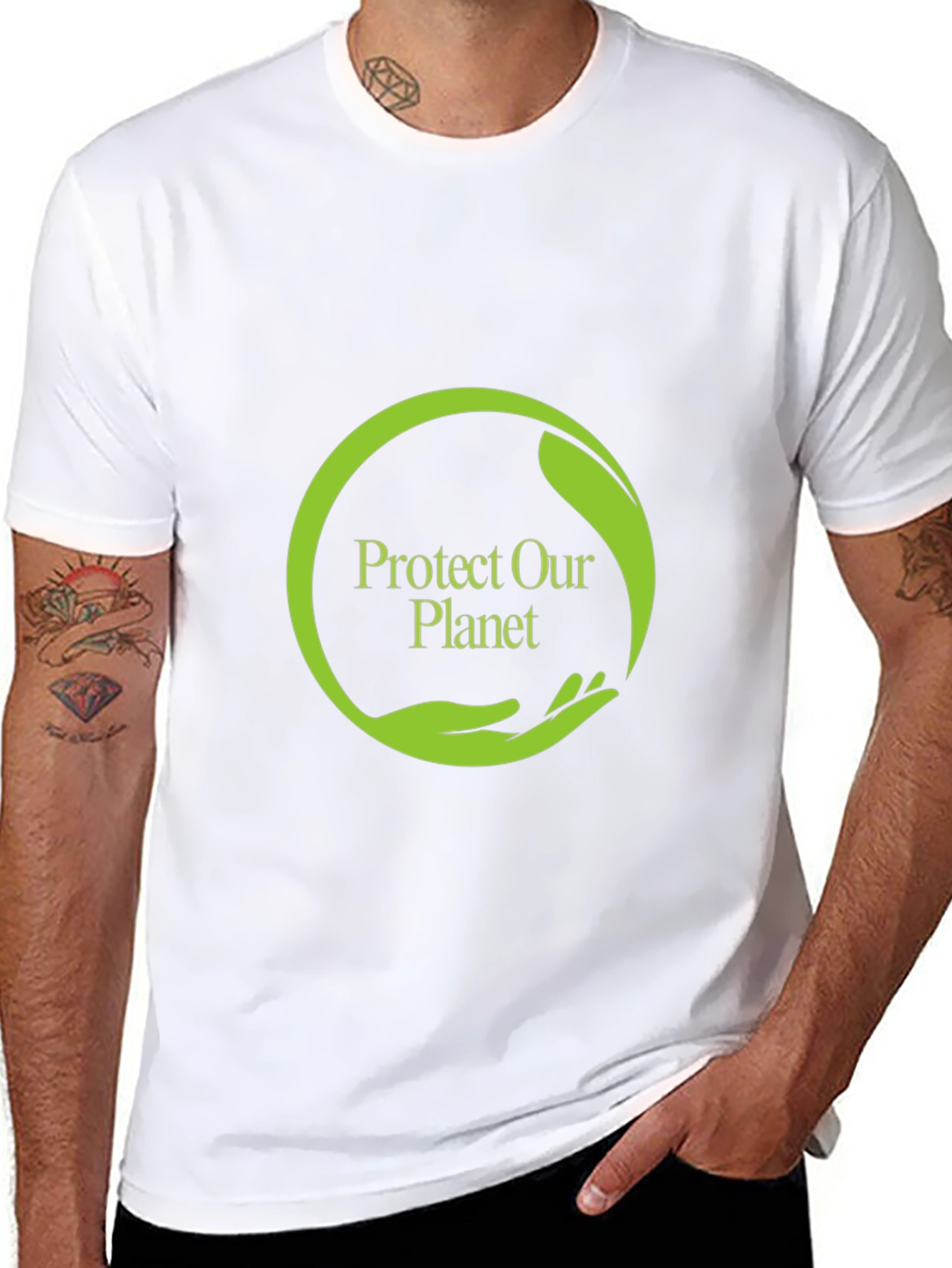 Eco-Friendly Protect Our Planet Graphic Tee