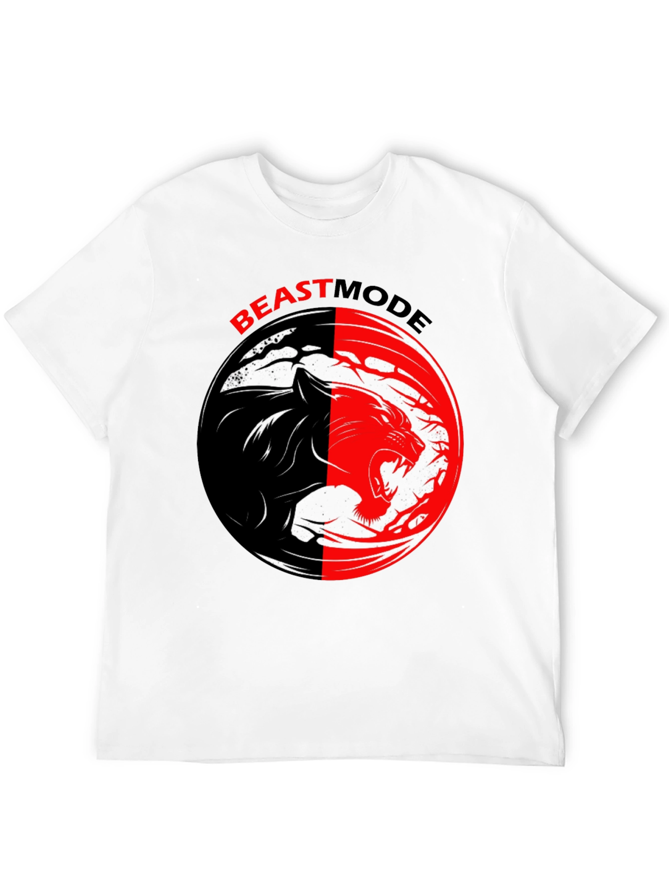 Beast Mode Black T-Shirt - Gym Workout Motivation