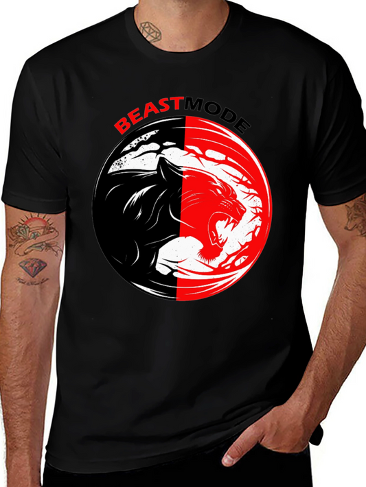 Beast Mode Black T-Shirt - Gym Workout Motivation