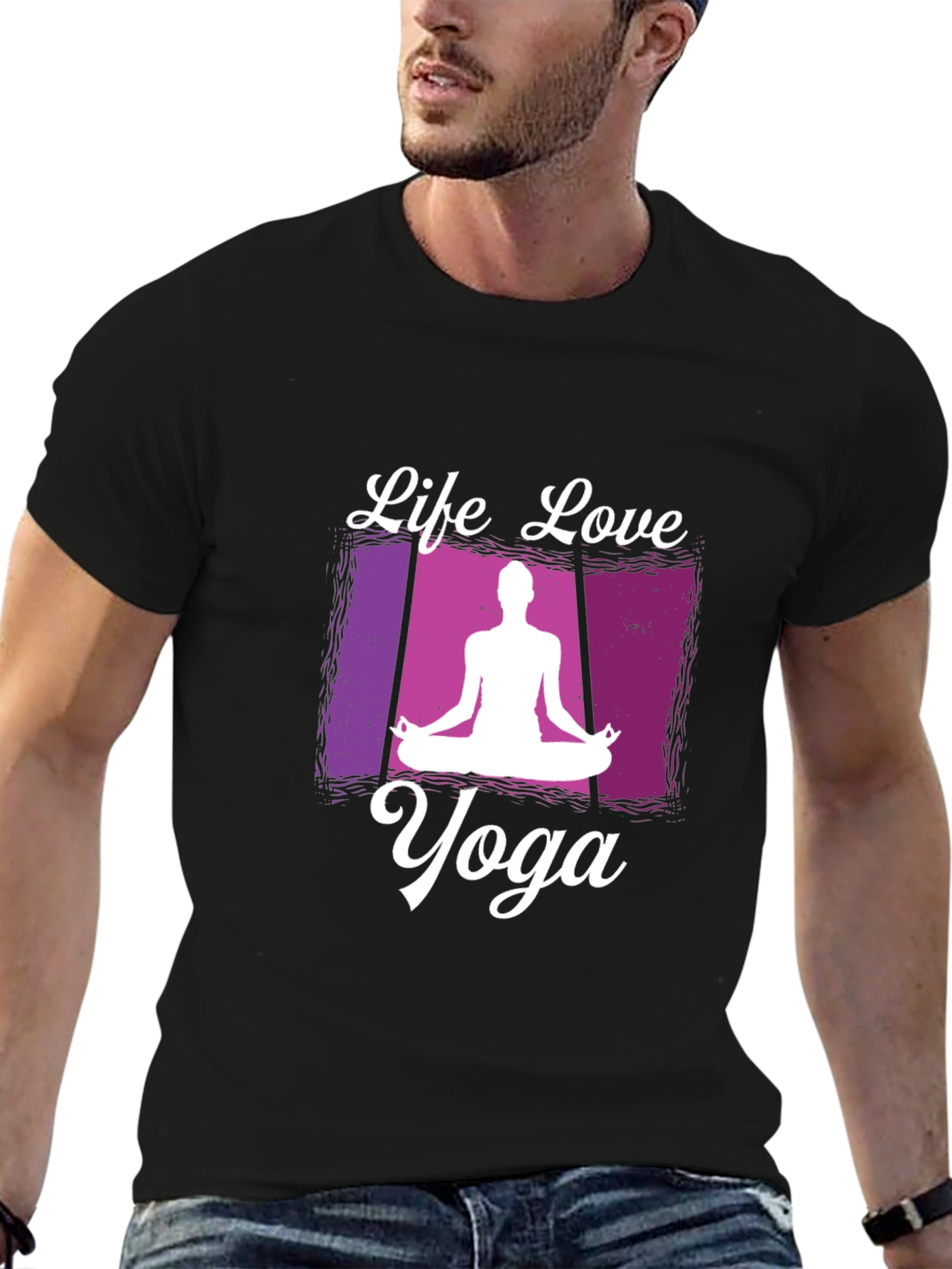 Life Love Yoga Graphic T-Shirt