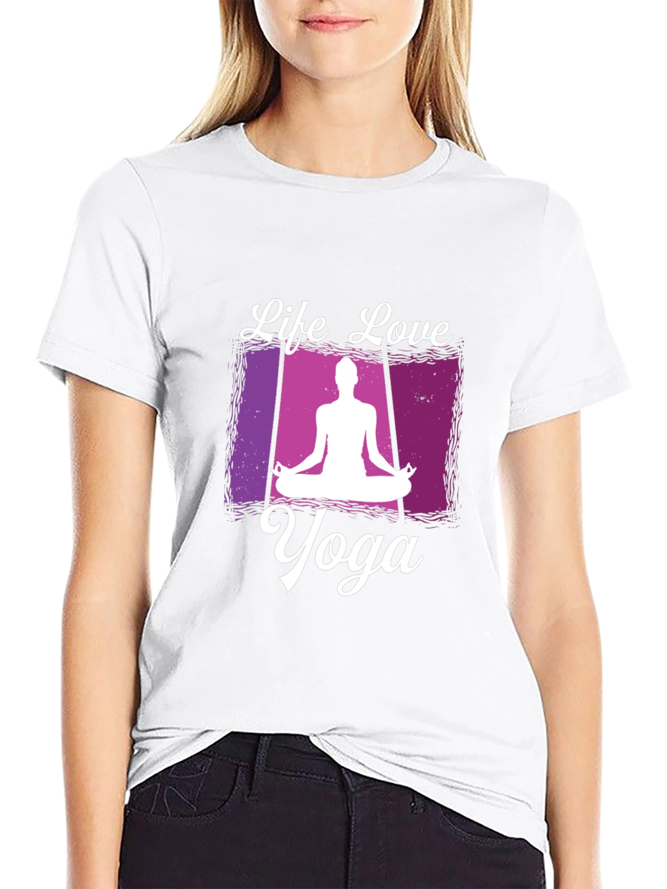 Life Love Yoga Graphic T-Shirt