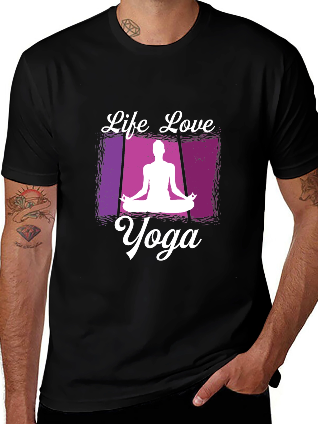 Life Love Yoga Graphic T-Shirt