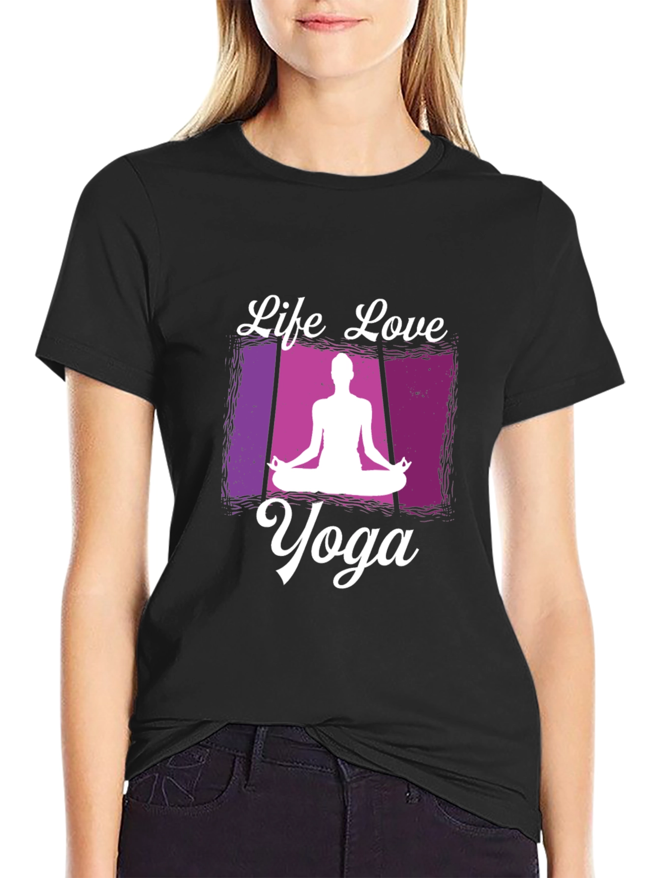 Life Love Yoga Graphic T-Shirt