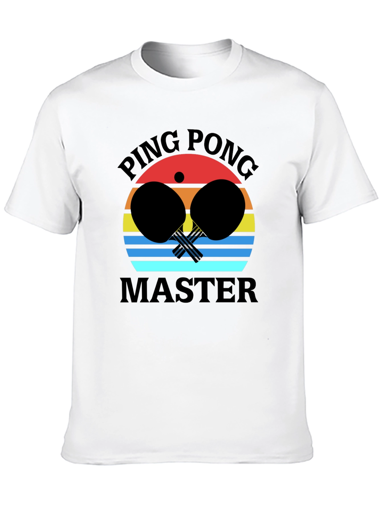 Ping Pong Master Black Graphic Tee
