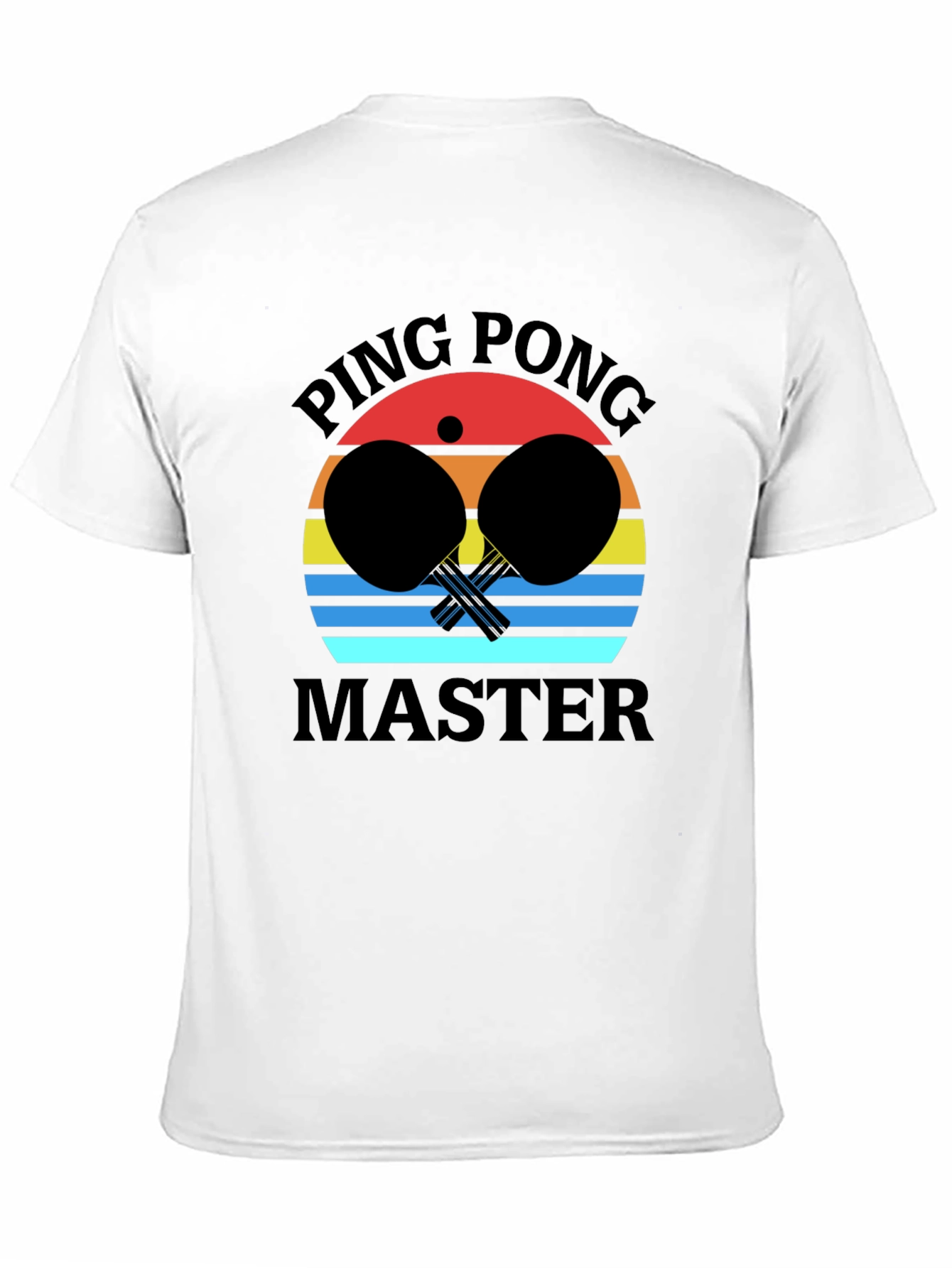 Ping Pong Master Black Graphic Tee