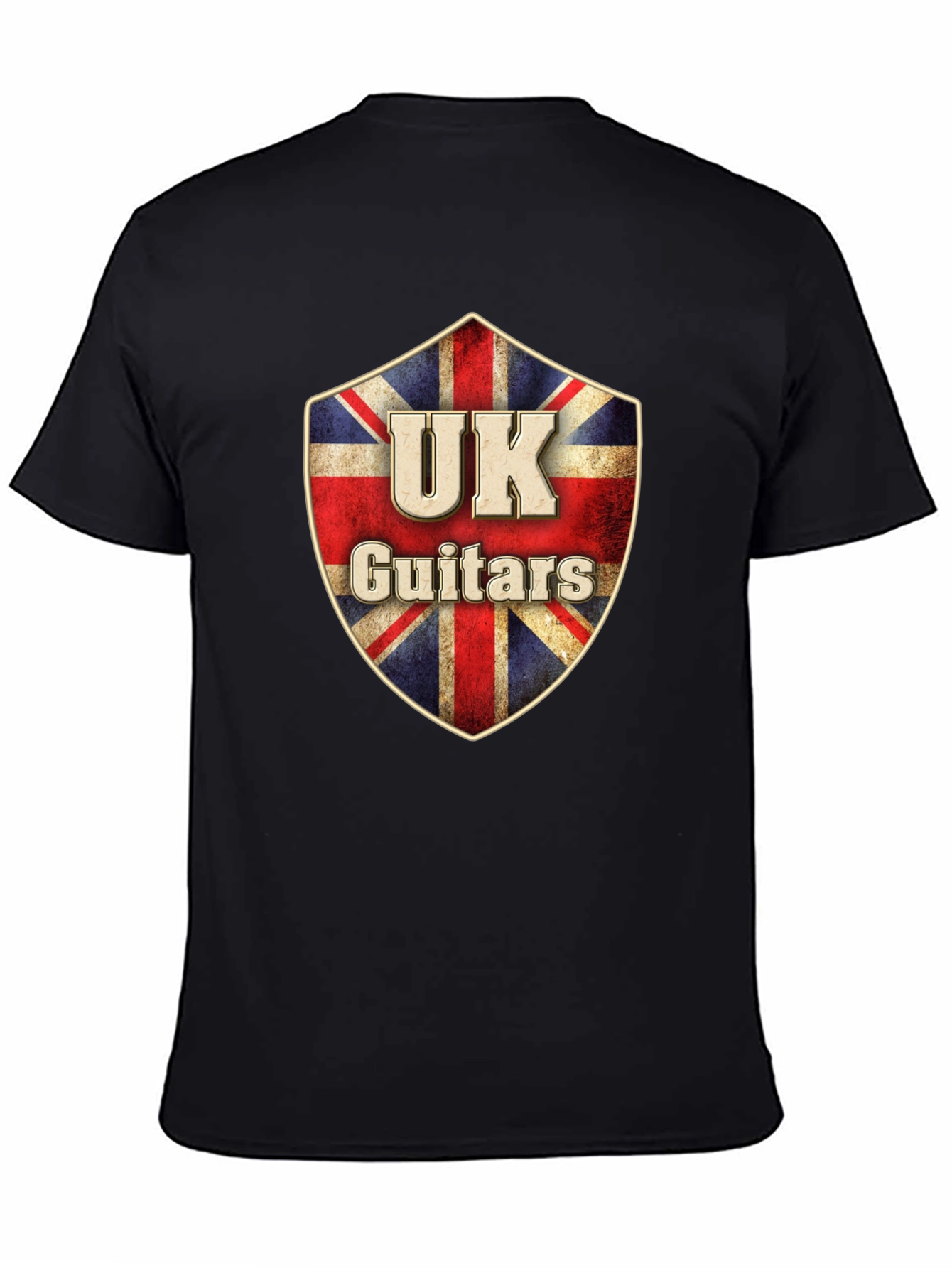 UK Guitars Union Jack Shield T-Shirt
