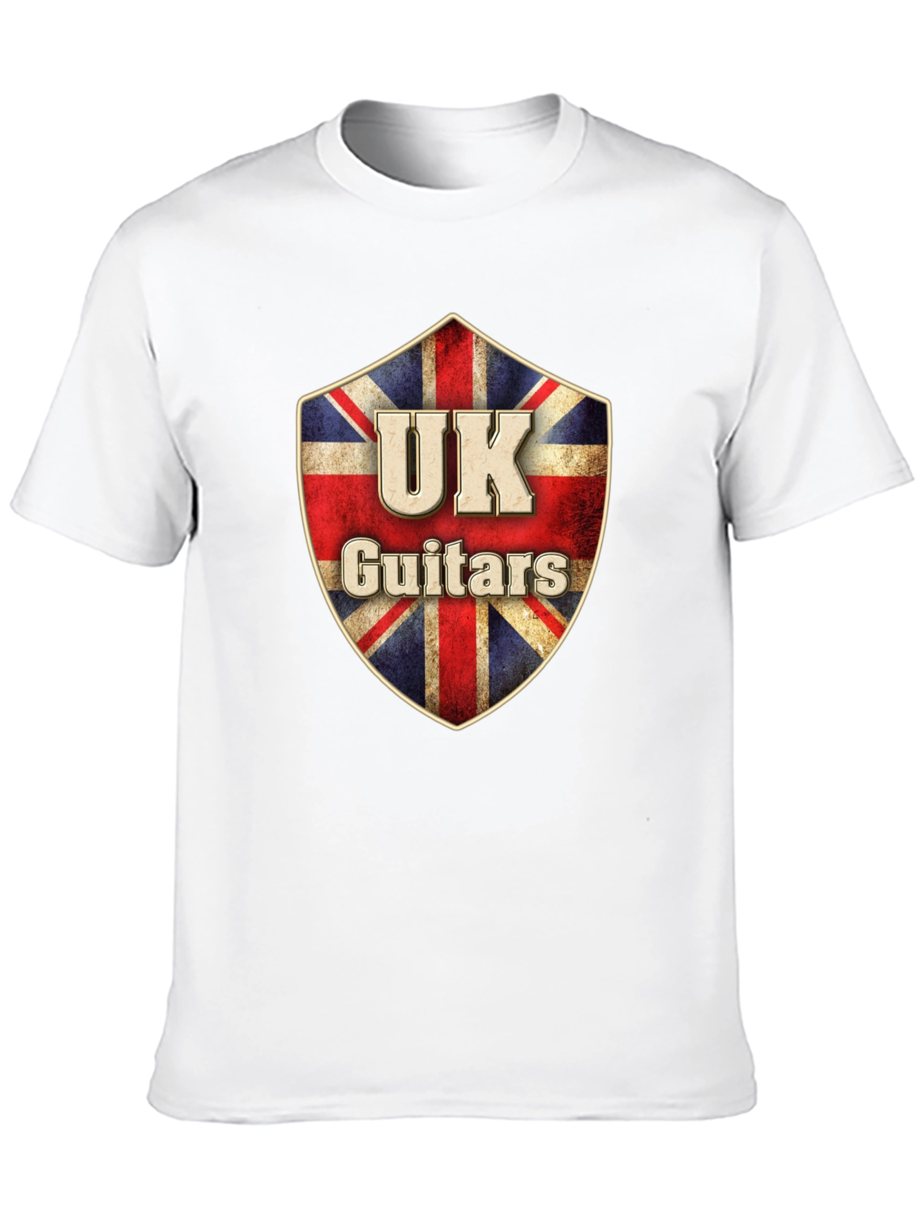 UK Guitars Union Jack Shield T-Shirt