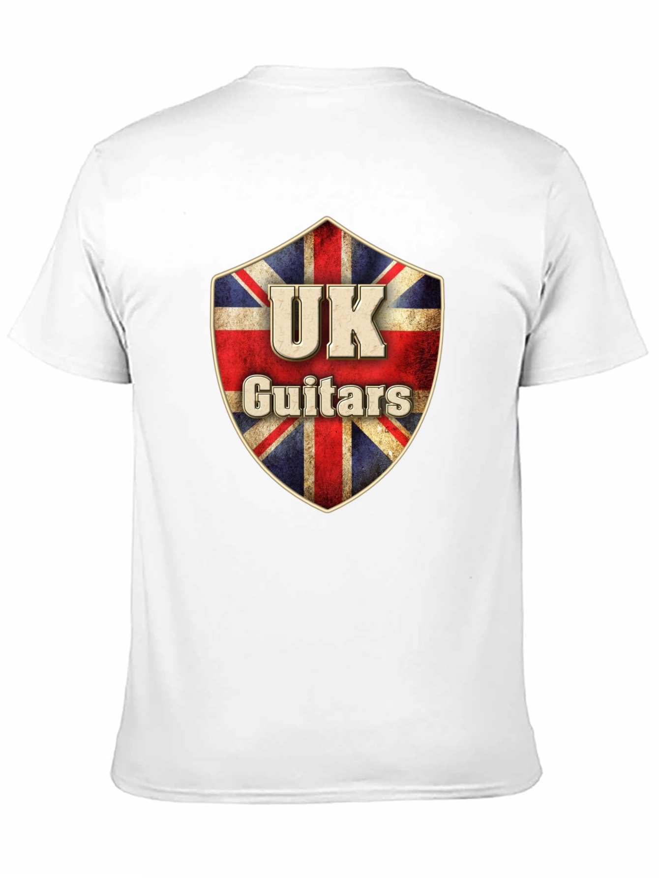 UK Guitars Union Jack Shield T-Shirt
