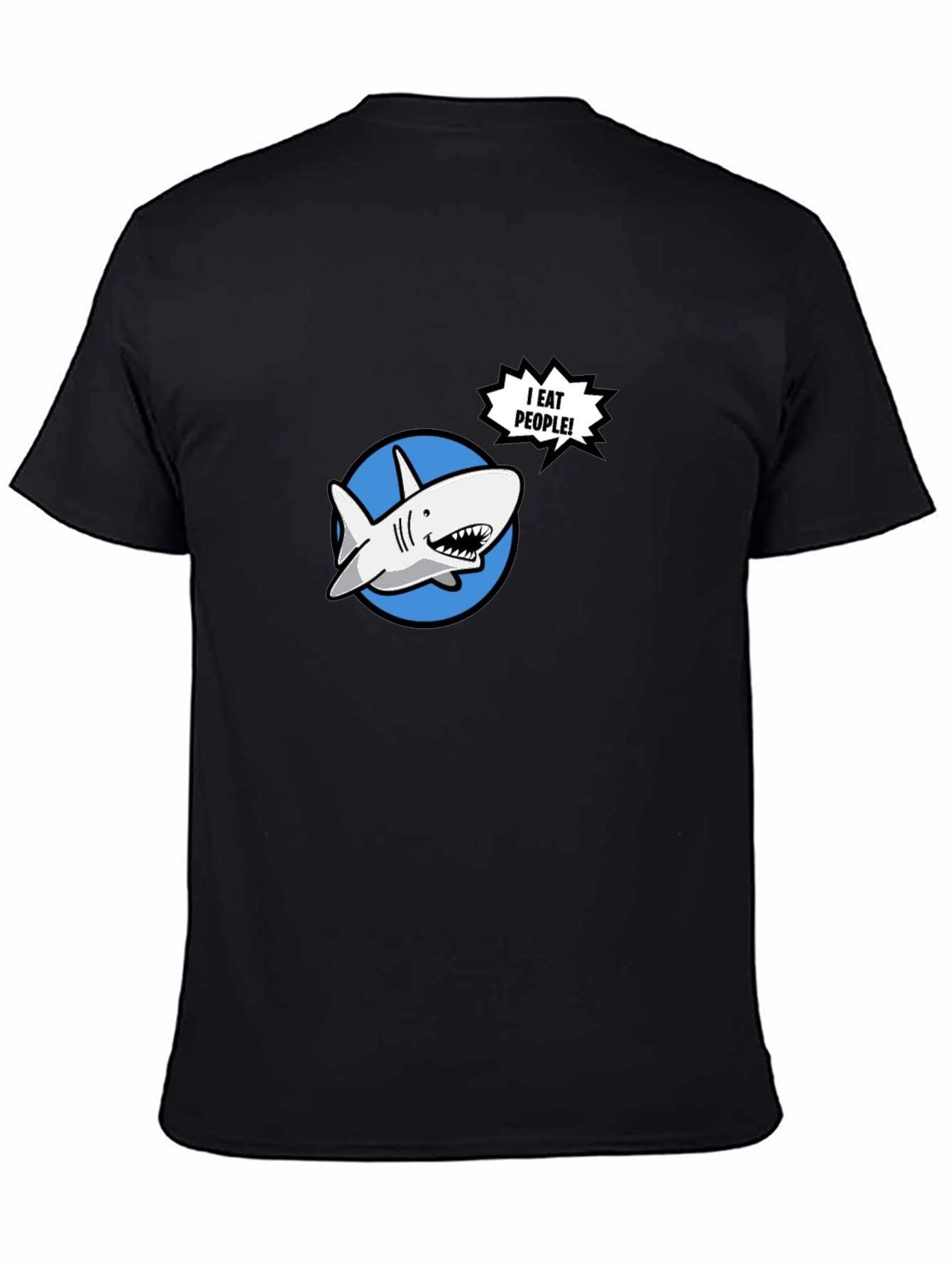 Funny Shark T-Shirt - I Eat People!