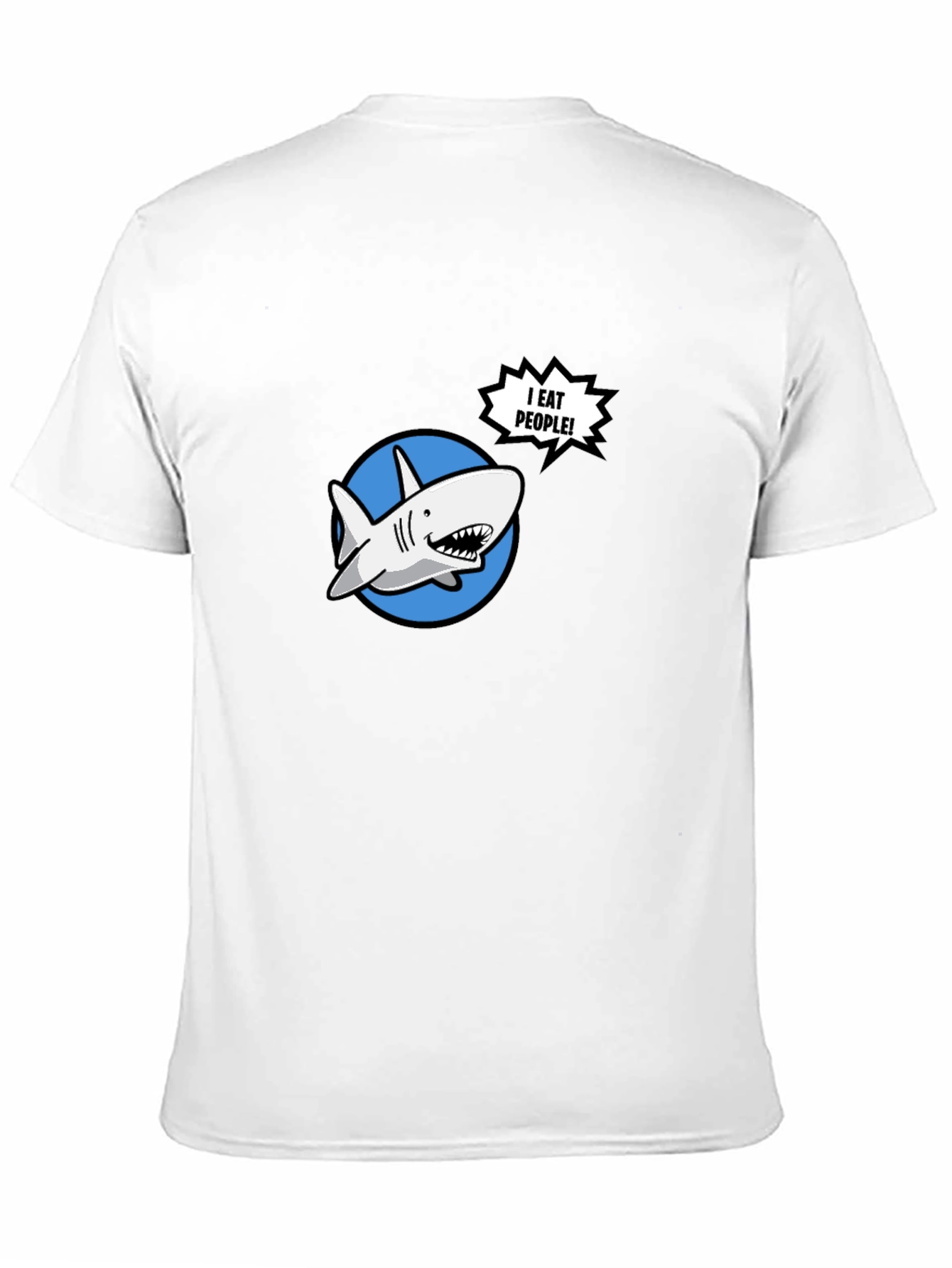 Funny Shark T-Shirt - I Eat People!