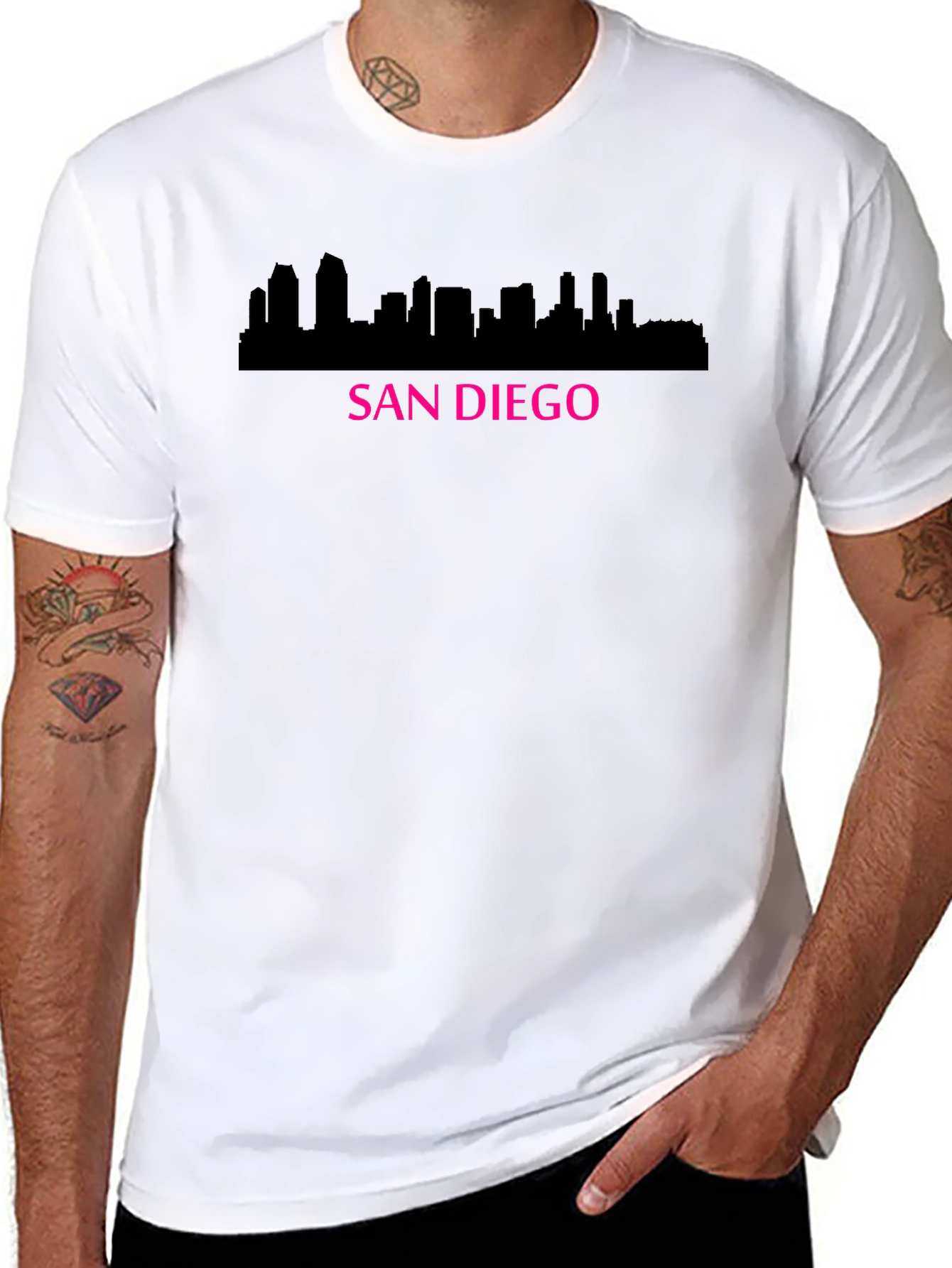 San Diego Skyline Graphic T-Shirt