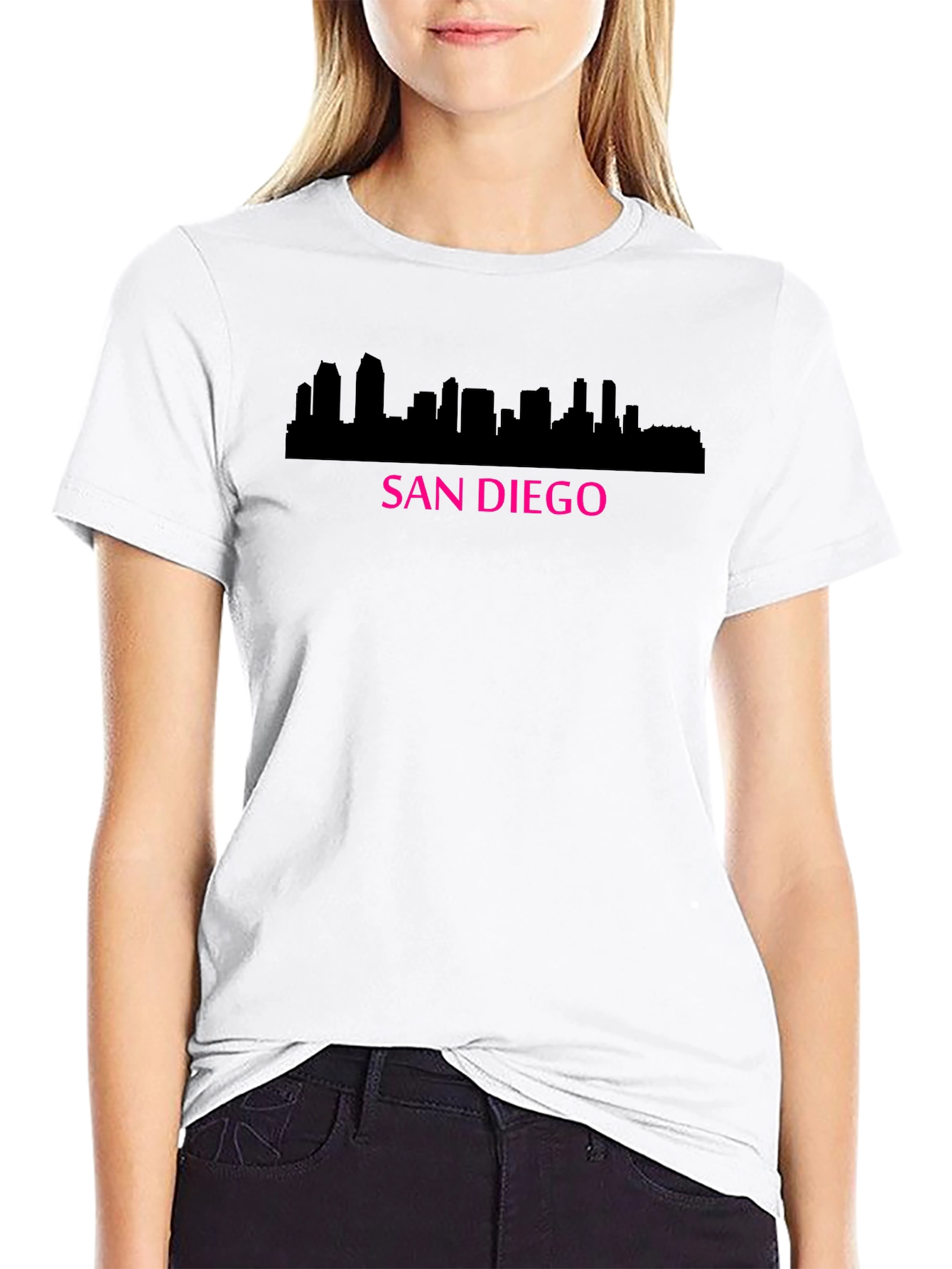 San Diego Skyline Graphic T-Shirt