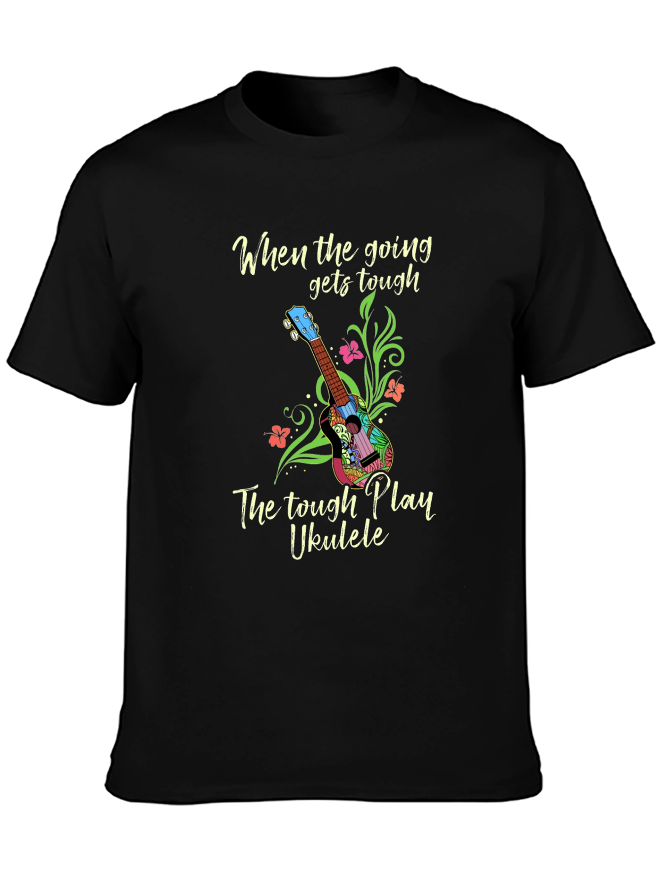 Tough Play Ukulele Graphic Tee