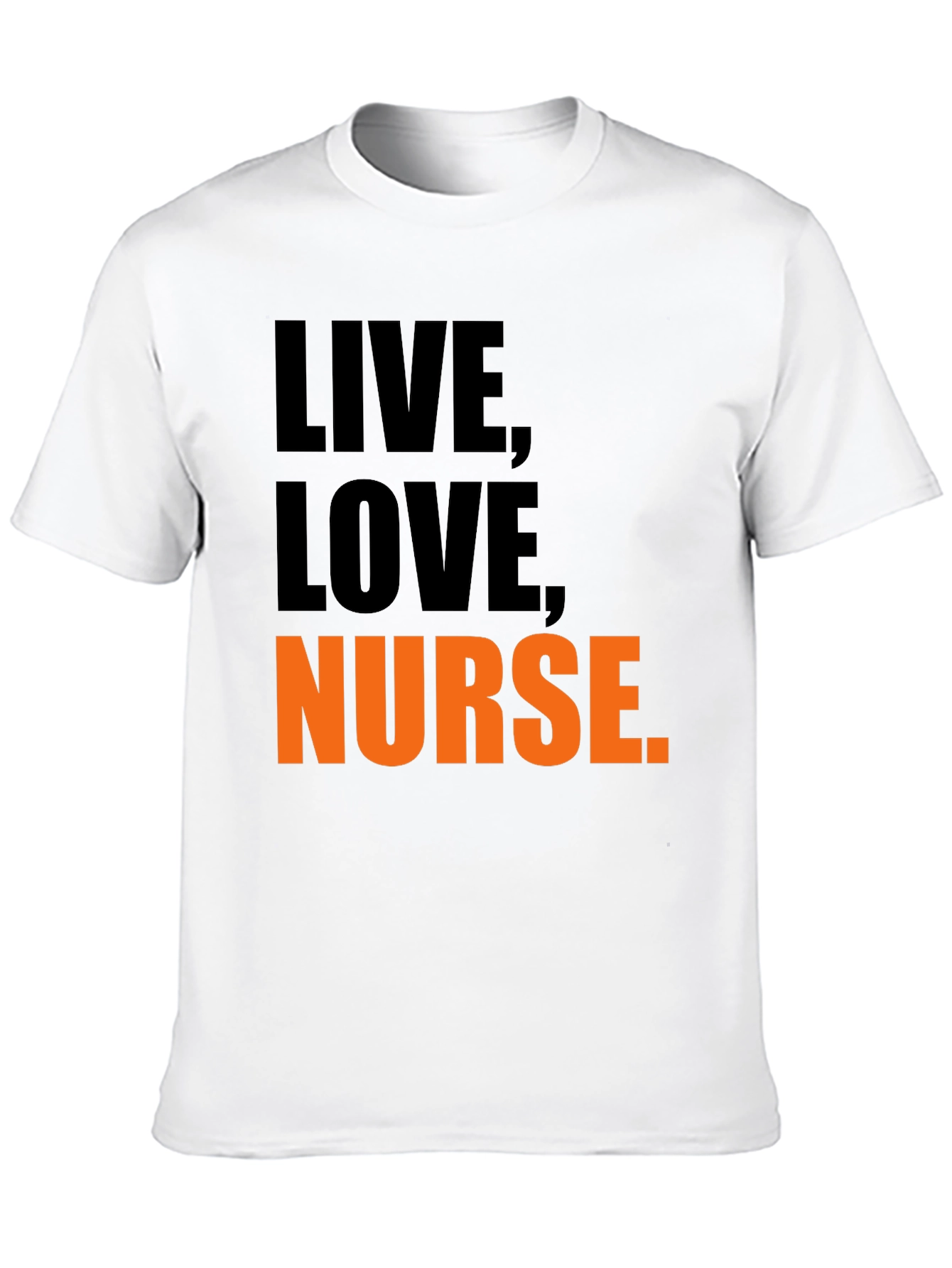 Live Love Nurse Graphic Tee - Black T-Shirt