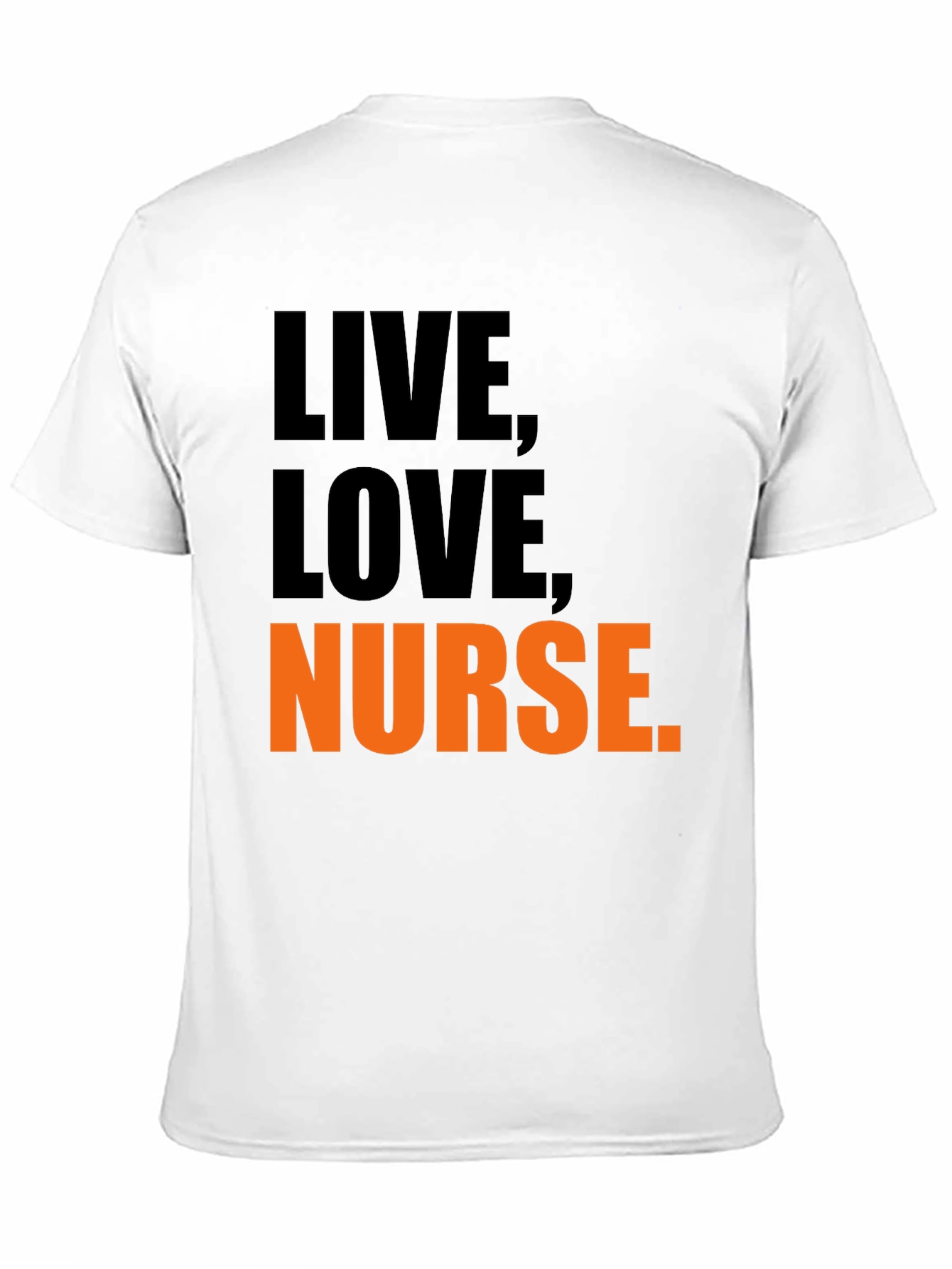Live Love Nurse Graphic Tee - Black T-Shirt