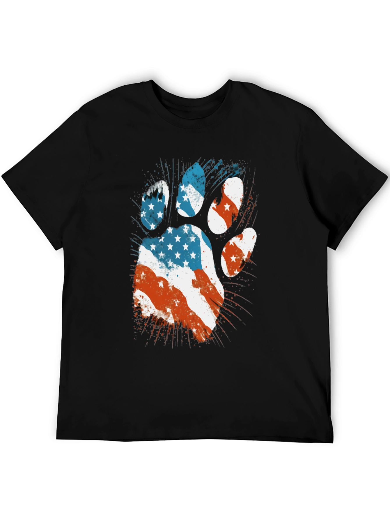 Patriotic Paw Print T-Shirt