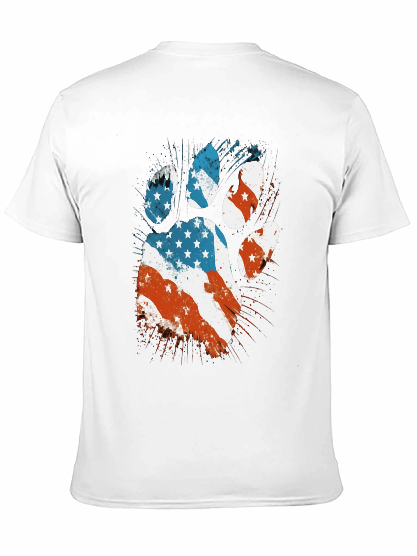 Patriotic Paw Print T-Shirt