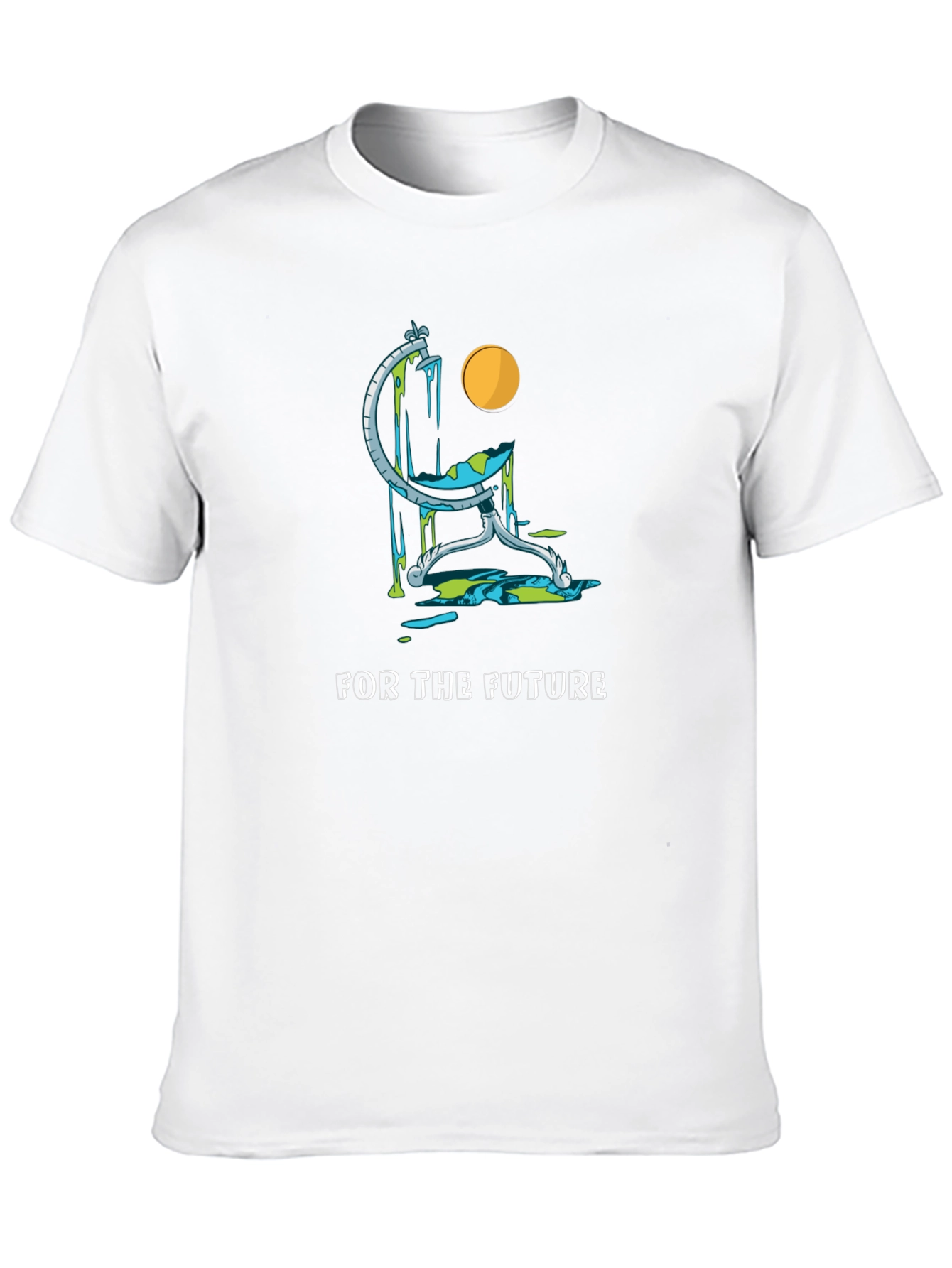 Eco Future Black T-Shirt - Save the Planet