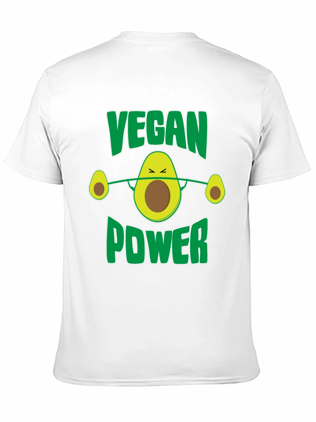 Vegan Power Avocado Barbell T-Shirt