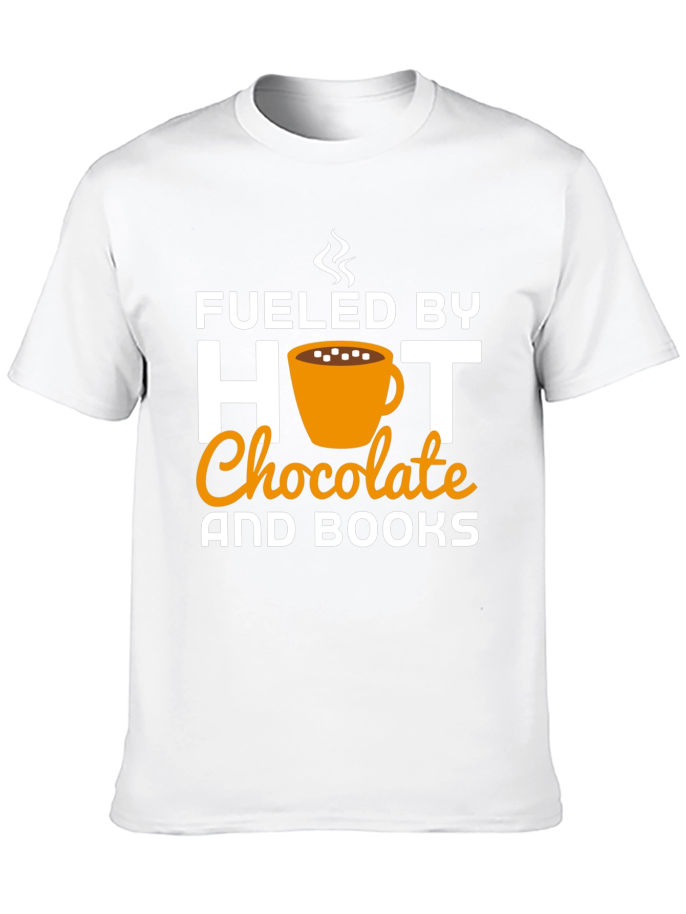 Fueled by Hot Chocolate and Books Graphic Tee