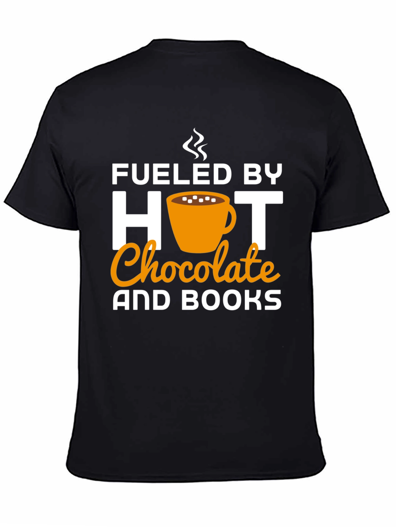 Fueled by Hot Chocolate and Books Graphic Tee
