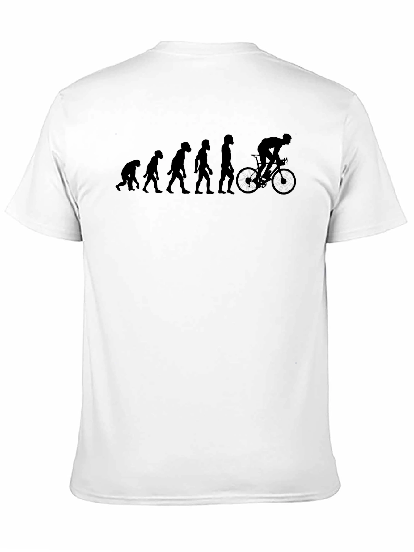 Evolution of Cyclist T-Shirt - Black