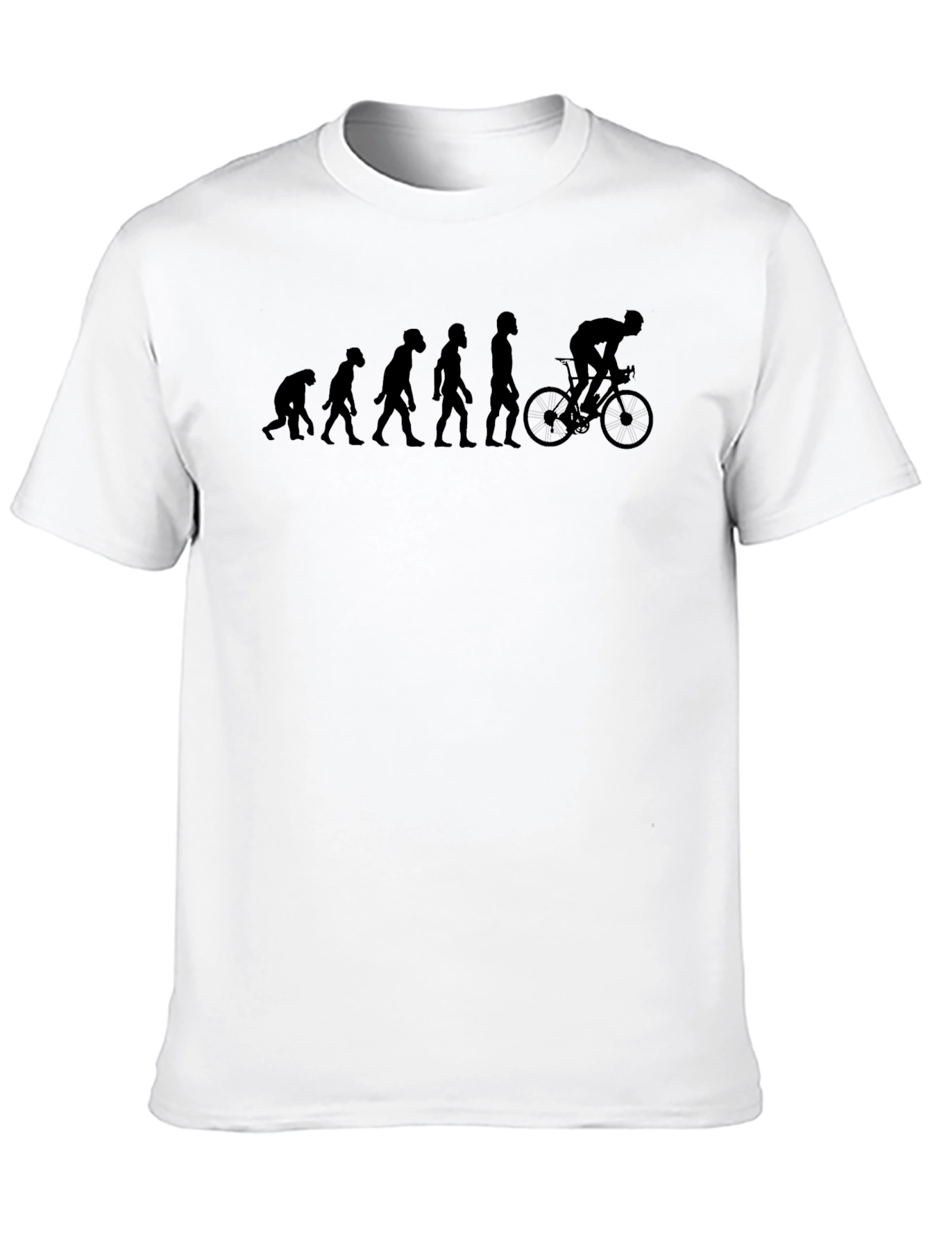 Evolution of Cyclist T-Shirt - Black