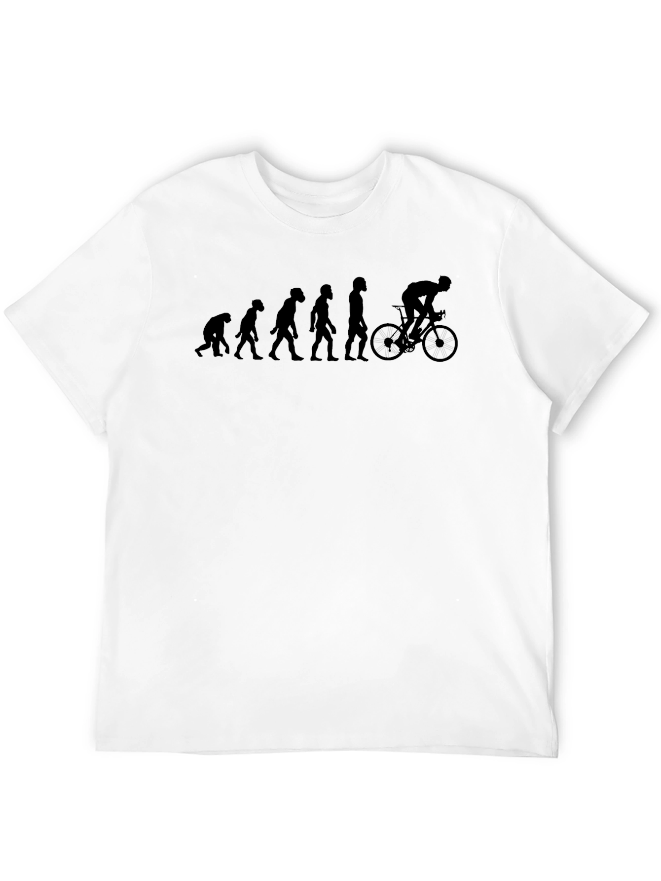 Evolution of Cyclist T-Shirt - Black