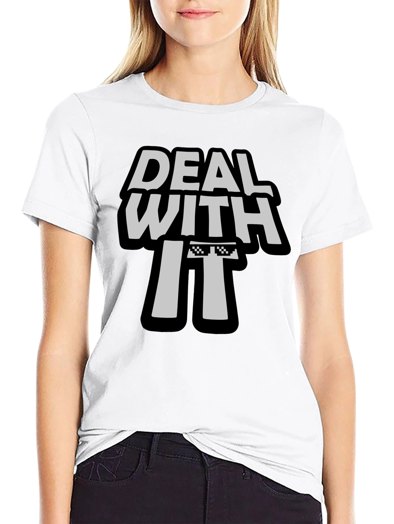 Deal With It T-Shirt - Cool Graphic Tee