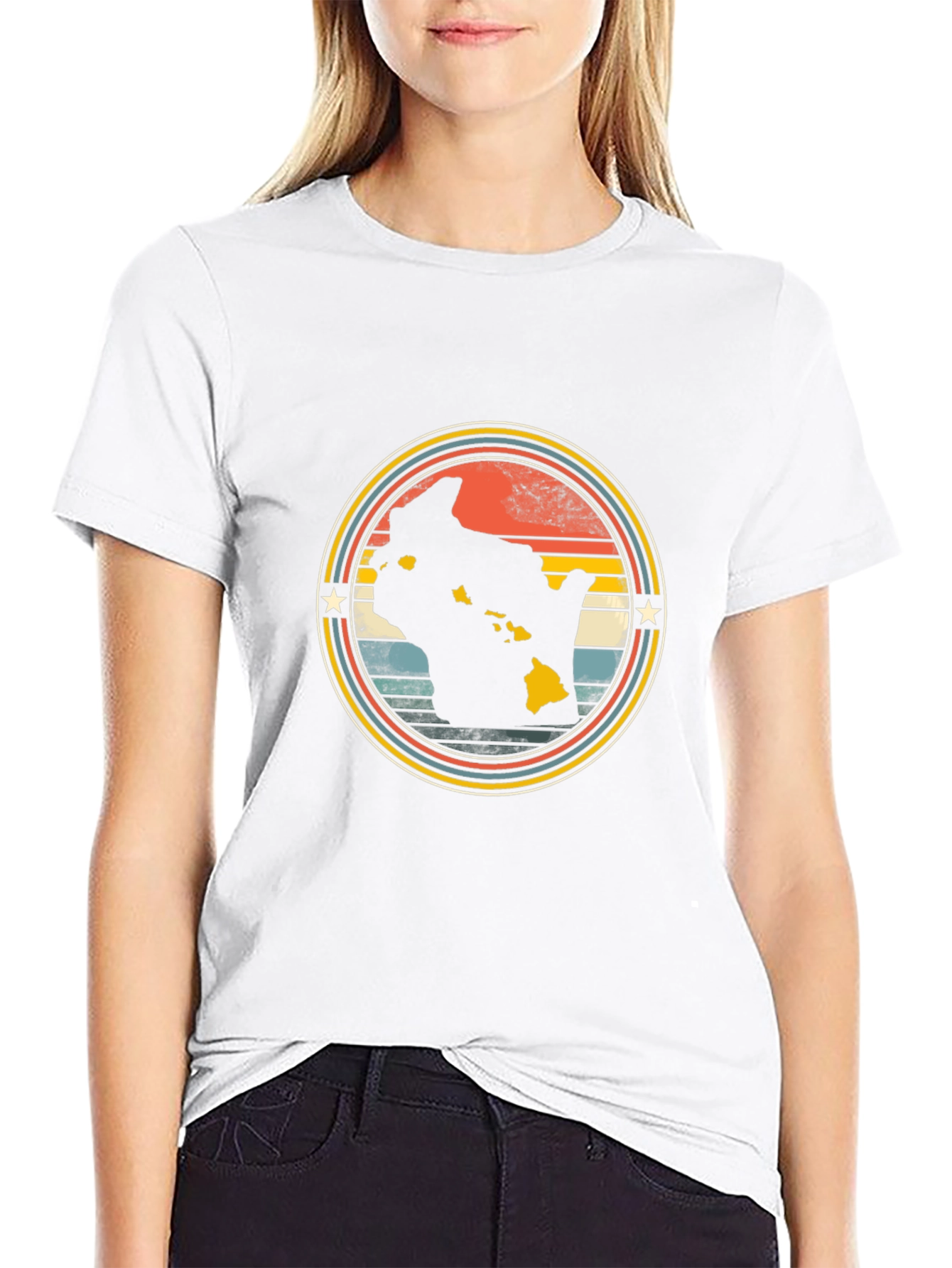 Retro Hawaii Islands T-Shirt