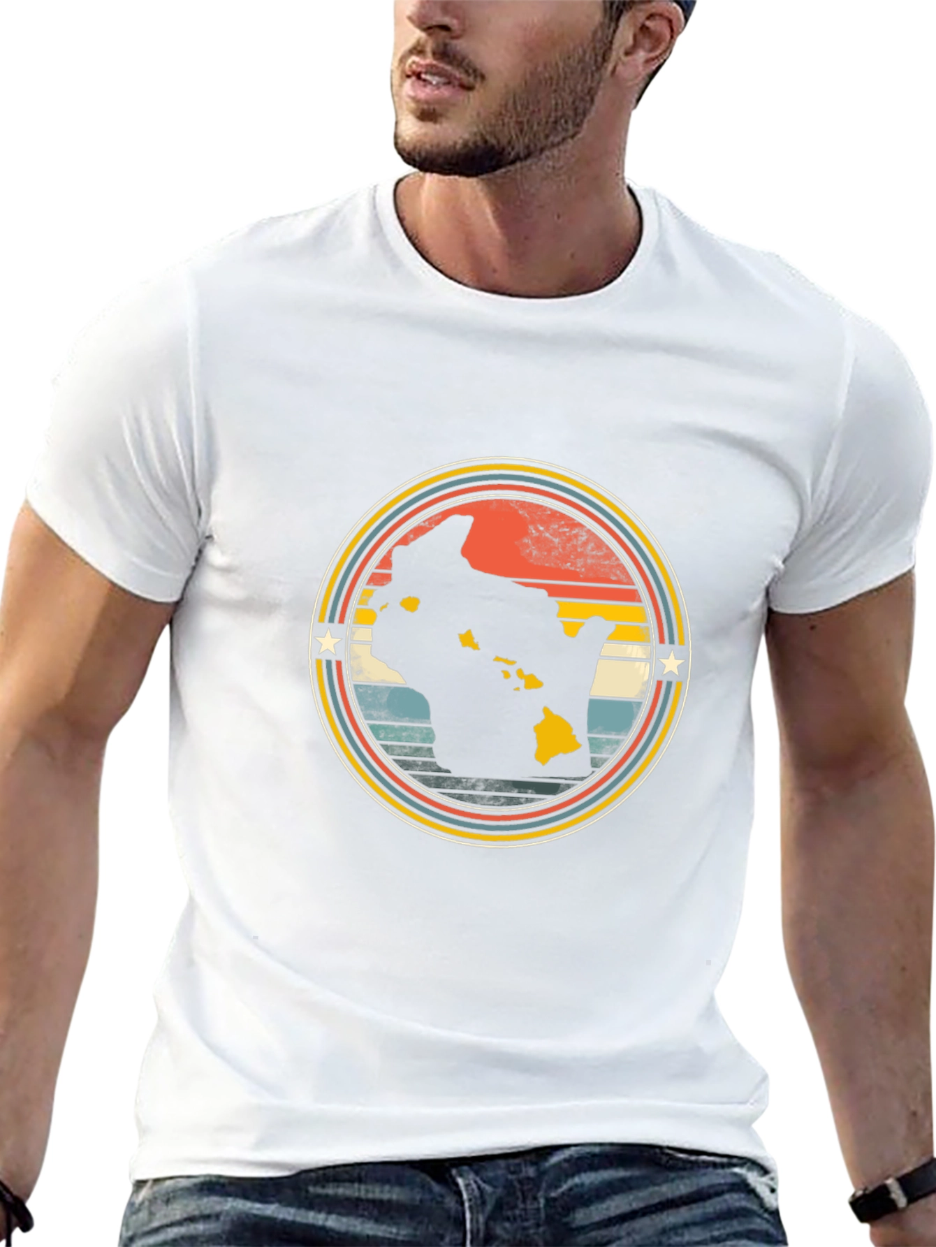 Retro Hawaii Islands T-Shirt