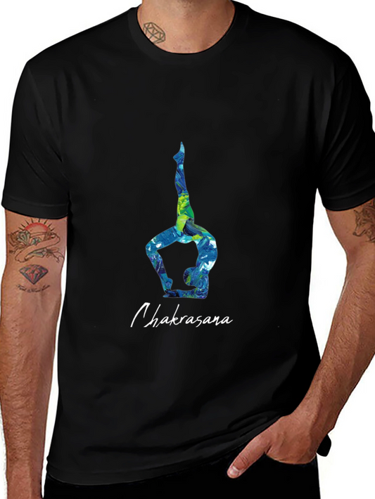 Chakrasana Yoga Pose Graphic Tee