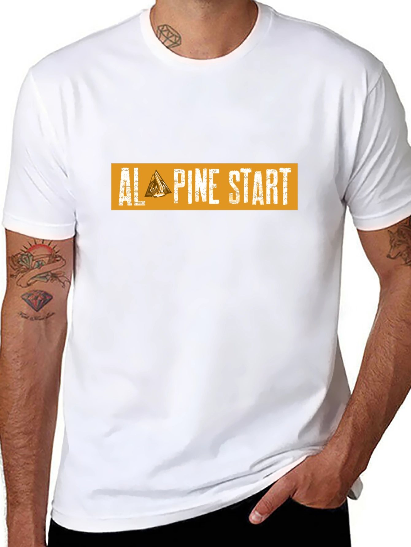 Alpine Start Graphic Tee - Black