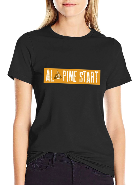 Alpine Start Graphic Tee - Black