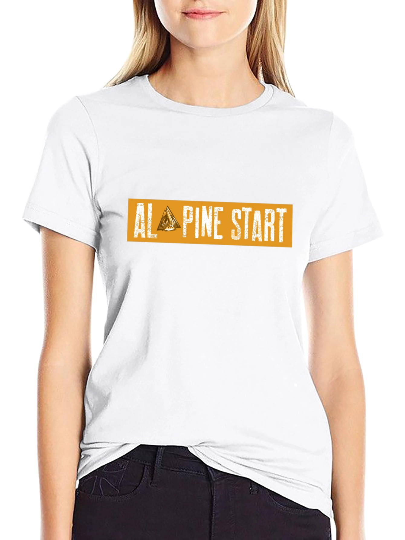 Alpine Start Graphic Tee - Black
