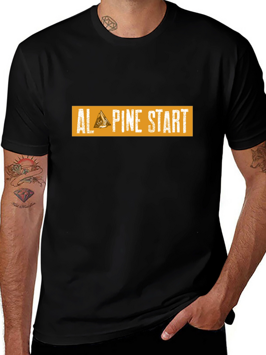 Alpine Start Graphic Tee - Black