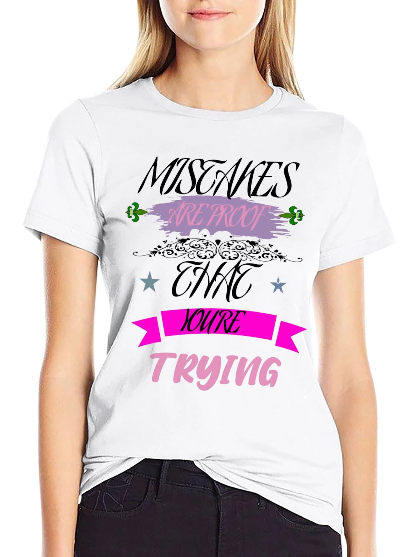 Mistakes Are Proof T-Shirt Motivational Graphic Tee