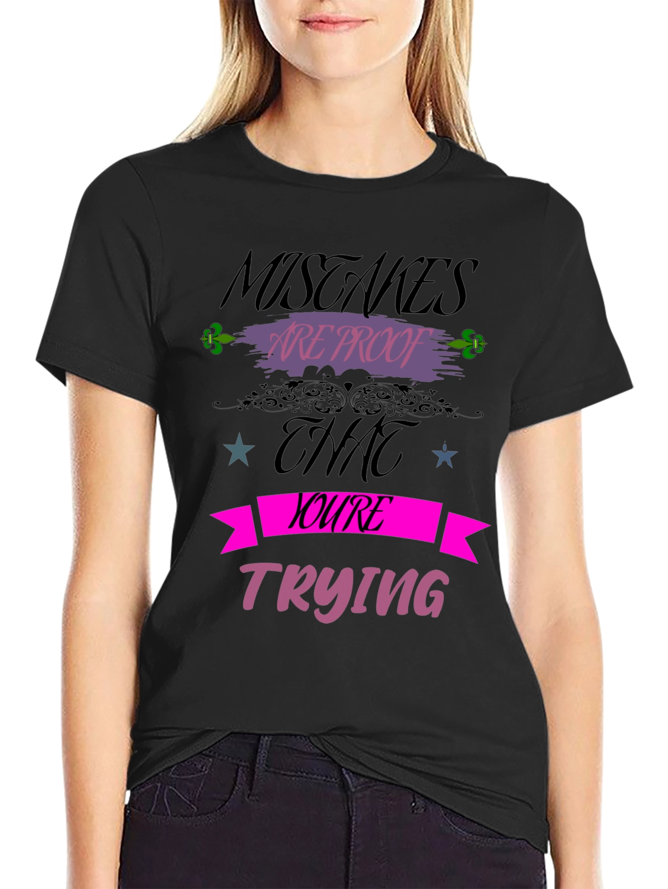 Mistakes Are Proof T-Shirt Motivational Graphic Tee