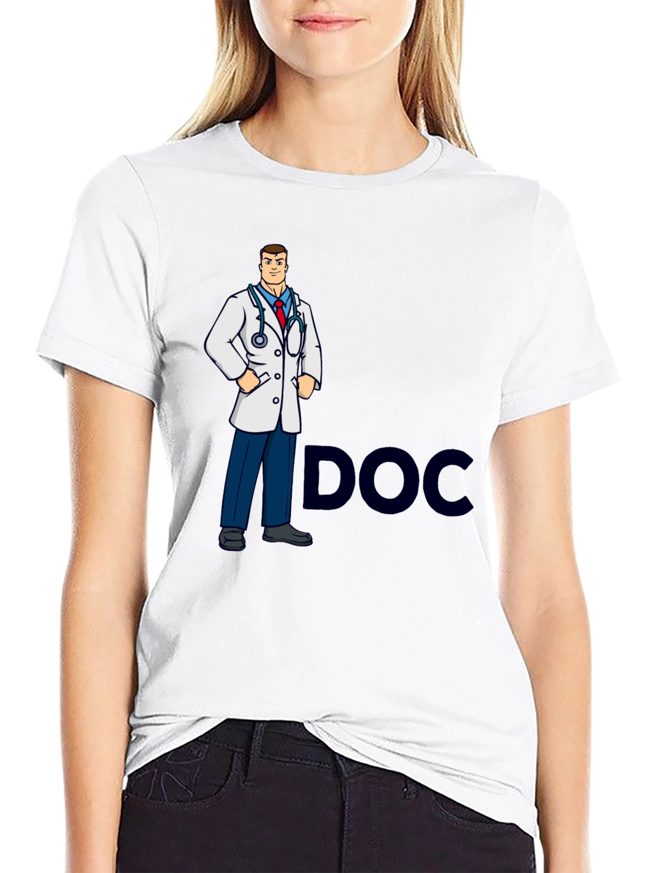 Doctor Cartoon Graphic T-Shirt