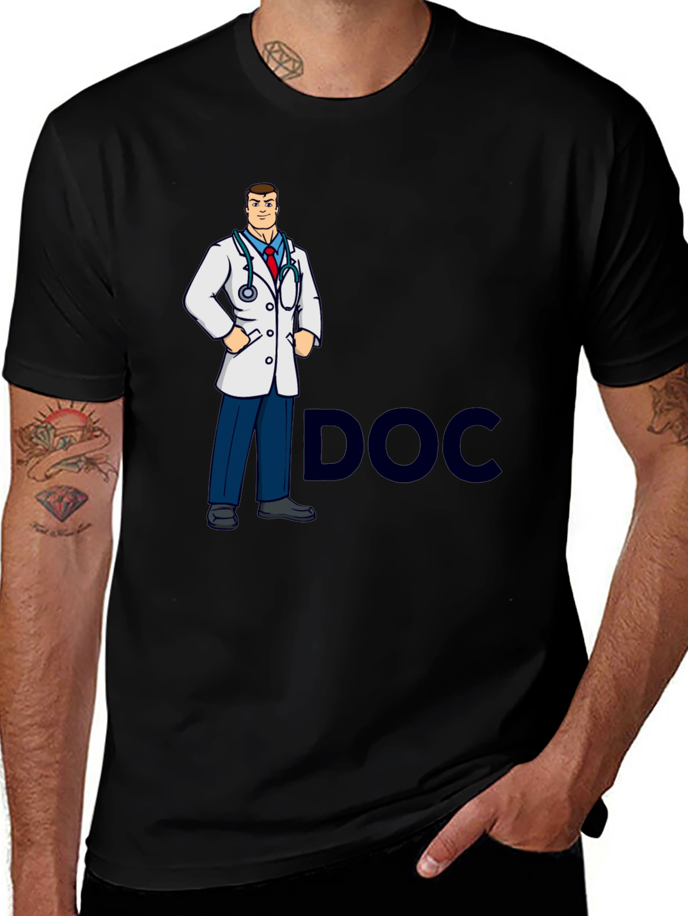 Doctor Cartoon Graphic T-Shirt