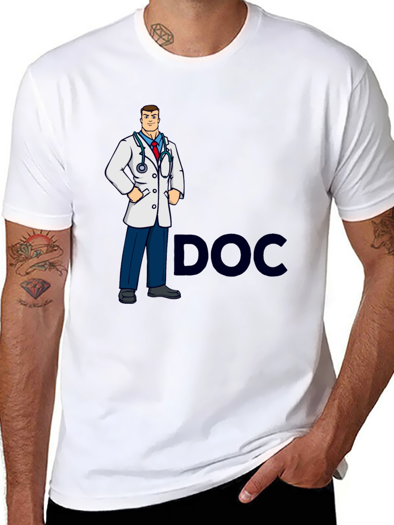 Doctor Cartoon Graphic T-Shirt