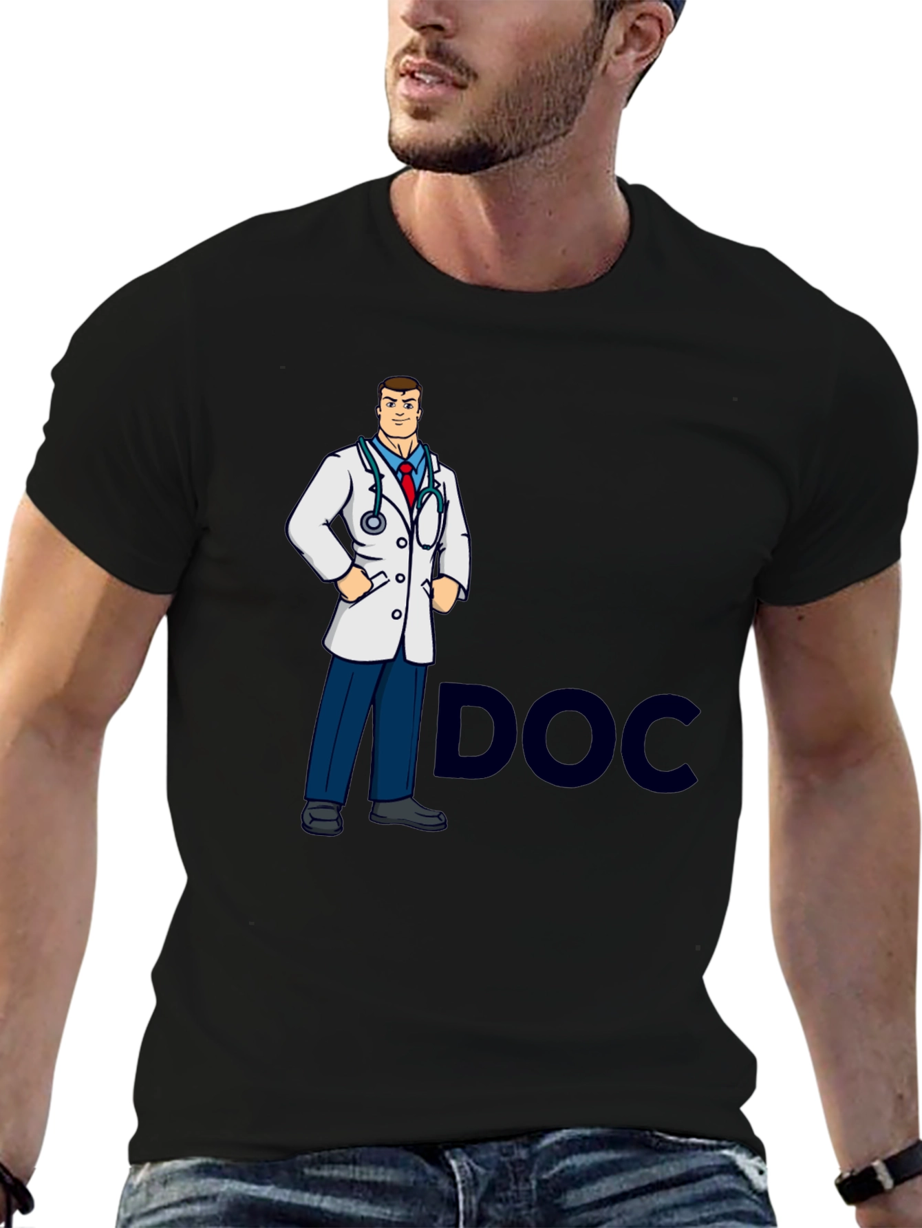 Doctor Cartoon Graphic T-Shirt