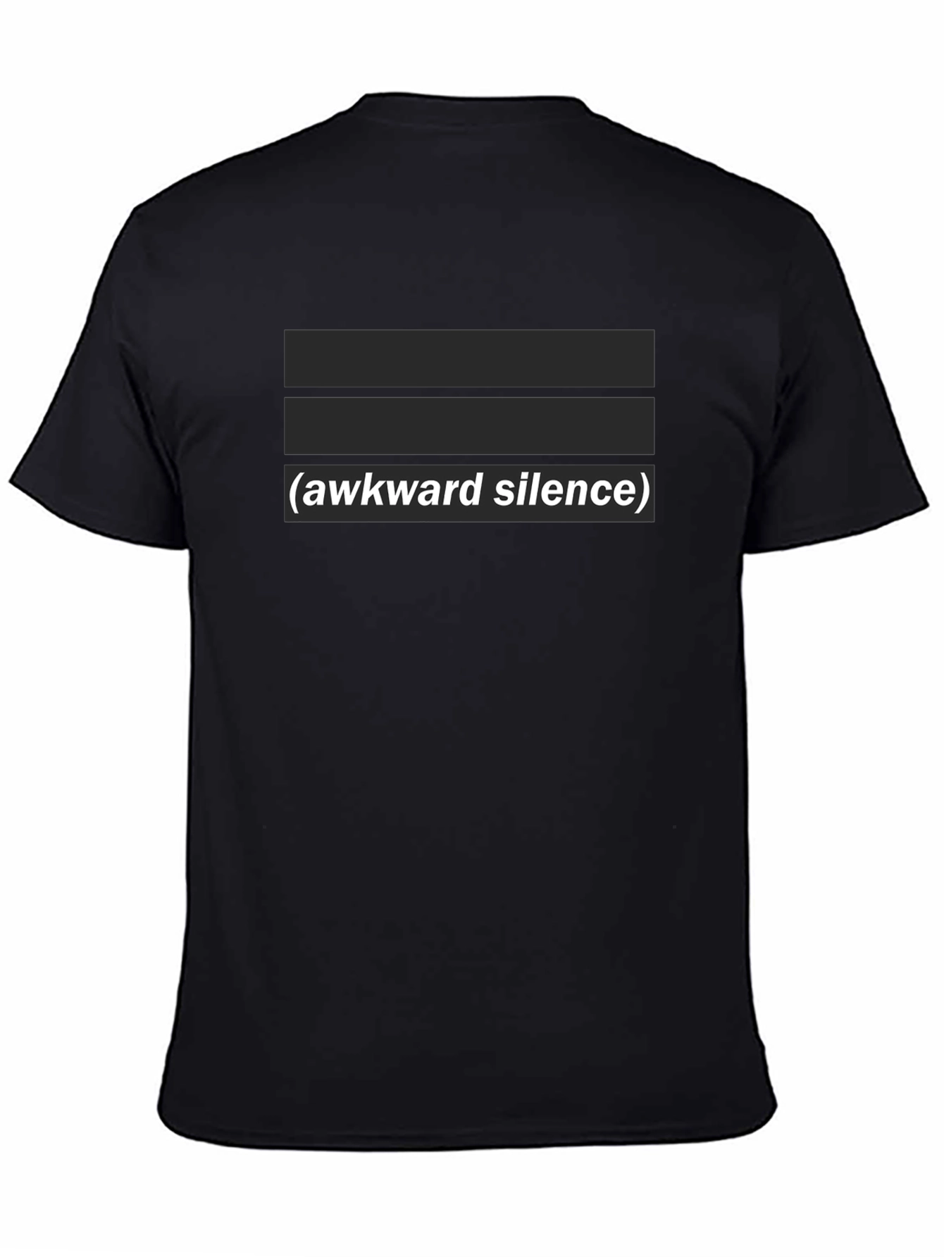 Awkward Silence Graphic Tee - Funny Slogan T-Shirt