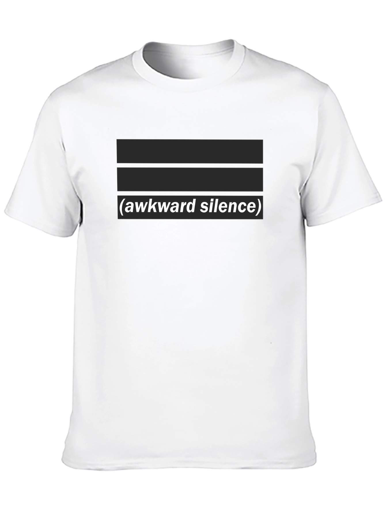 Awkward Silence Graphic Tee - Funny Slogan T-Shirt