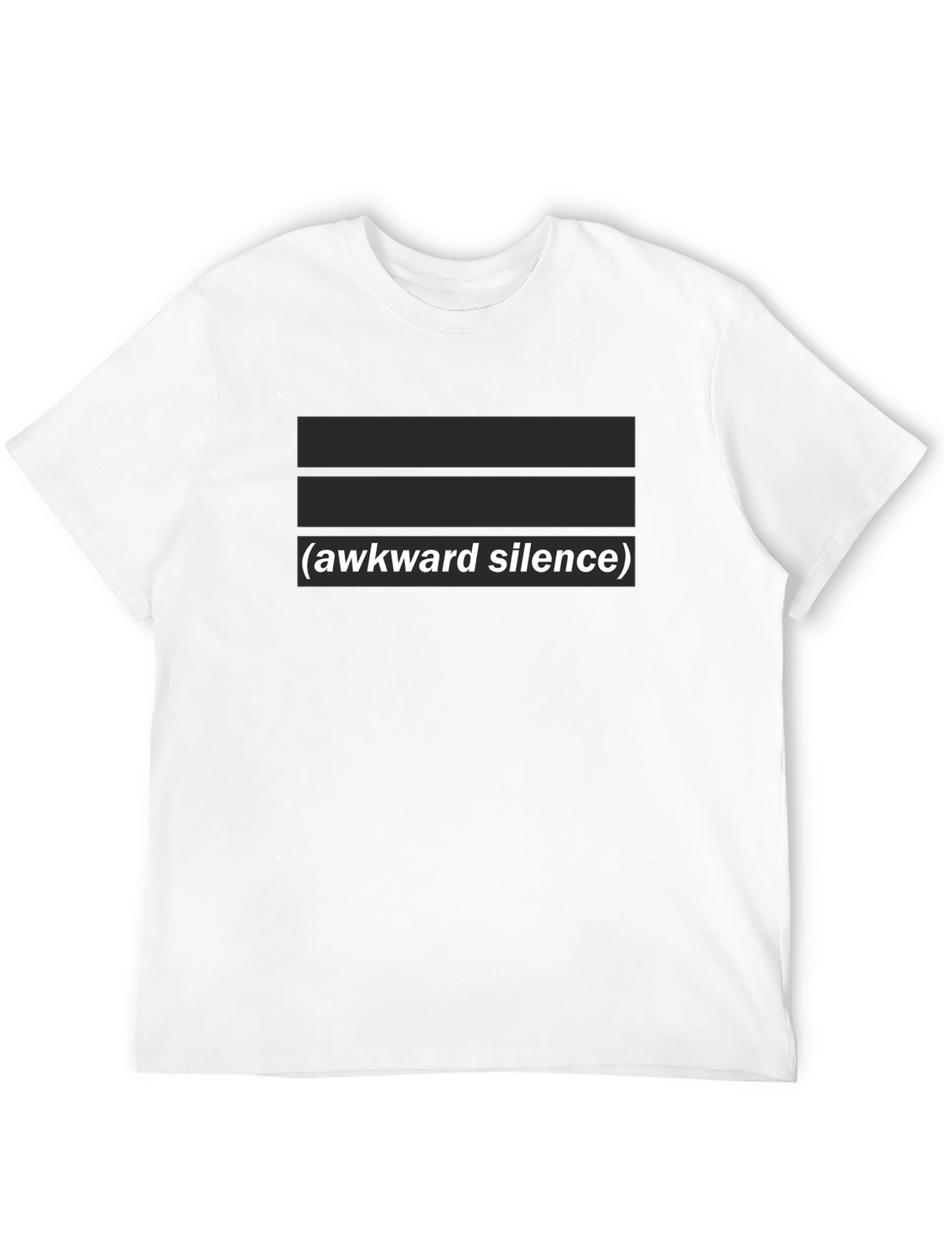 Awkward Silence Graphic Tee - Funny Slogan T-Shirt