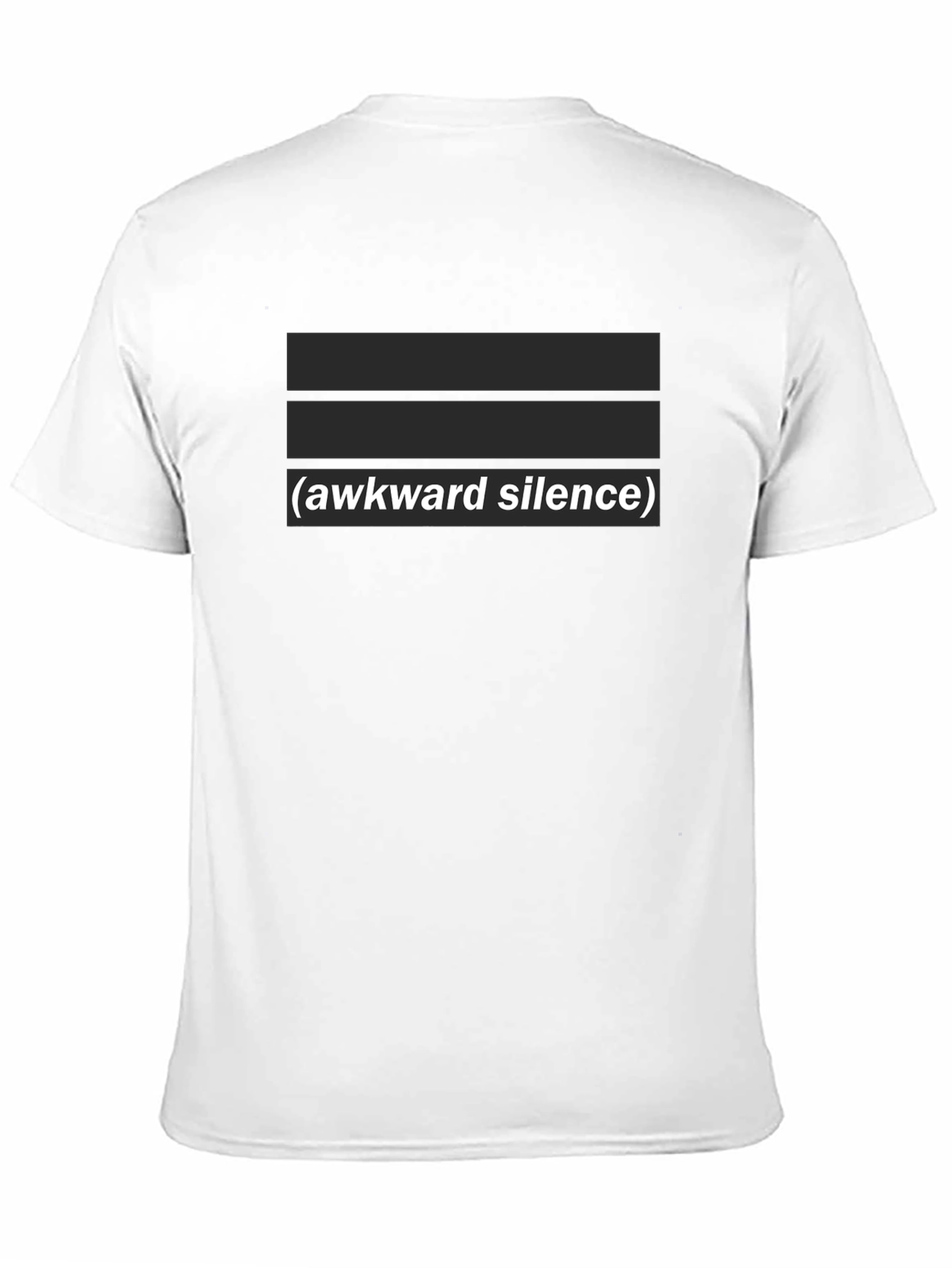 Awkward Silence Graphic Tee - Funny Slogan T-Shirt