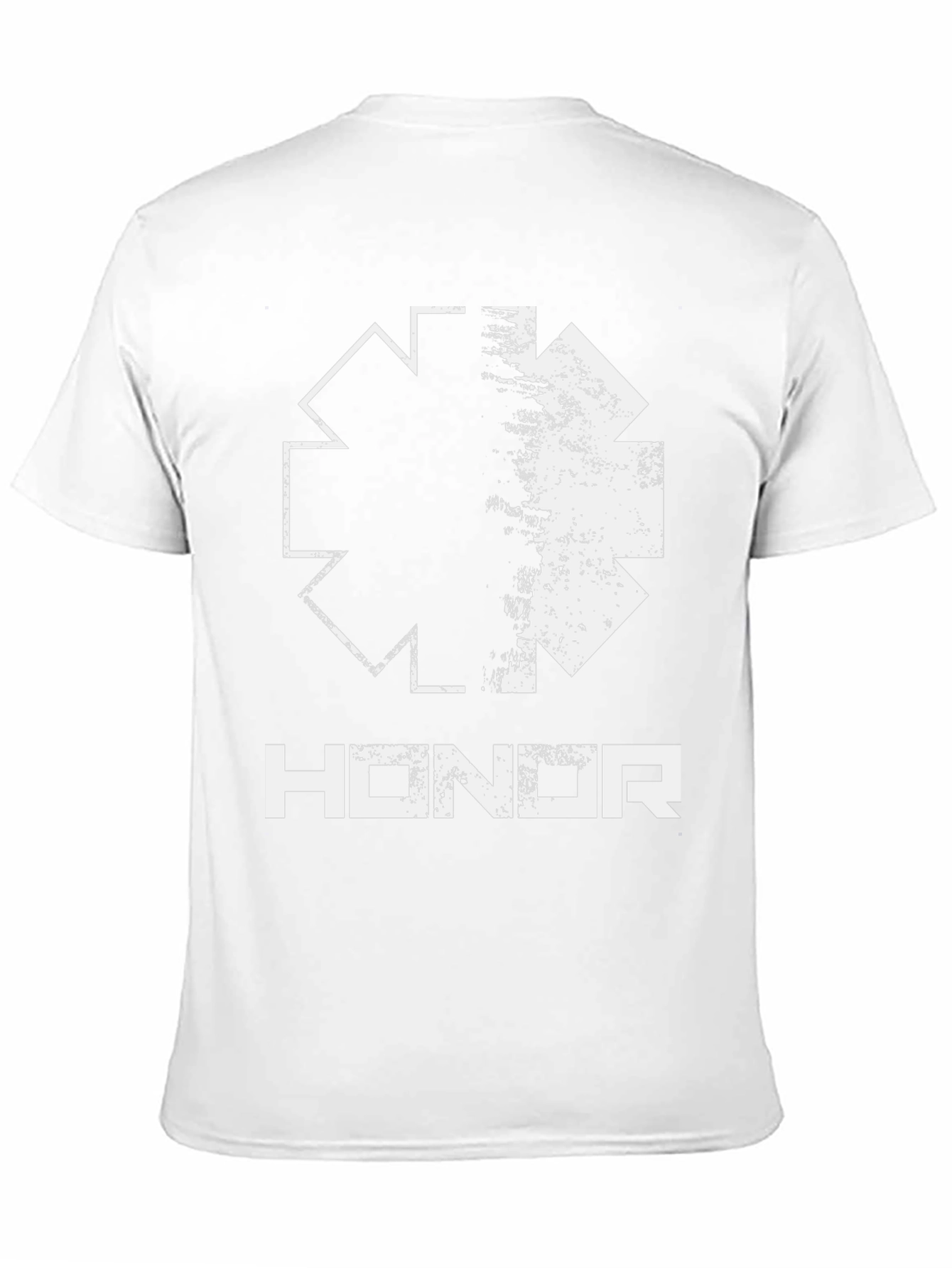 Honor Graphic Tee - Distressed Star Design